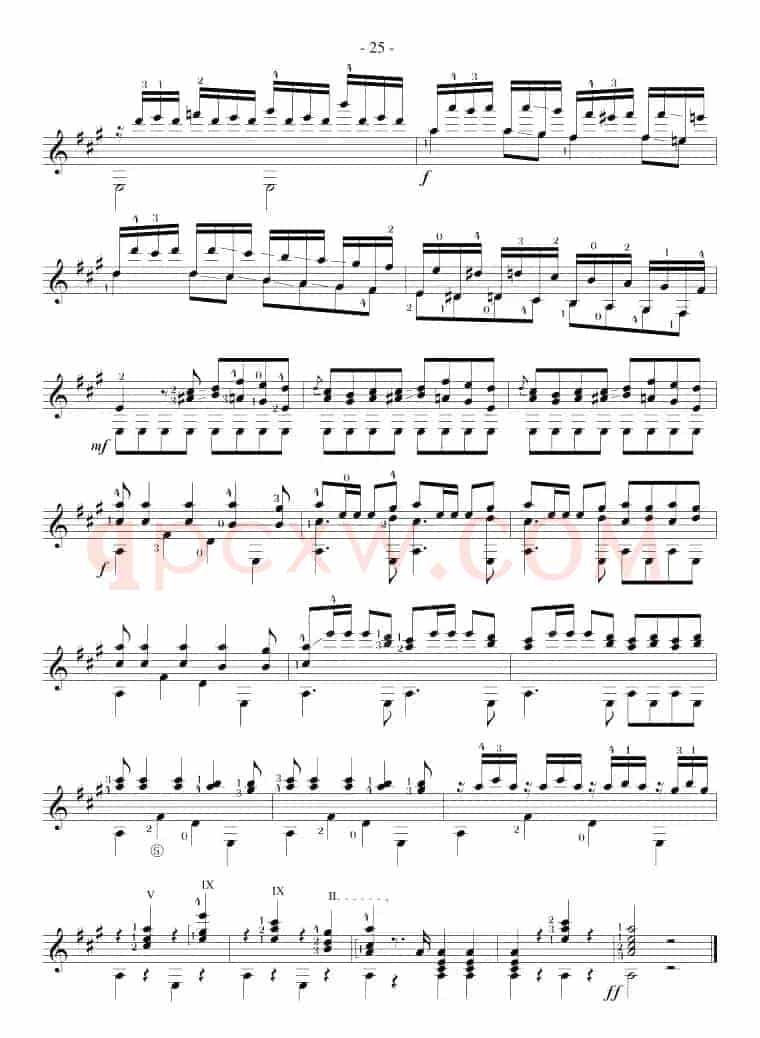 Mauro Giuliani《12 Studies,Op.48》（STUDY 24）