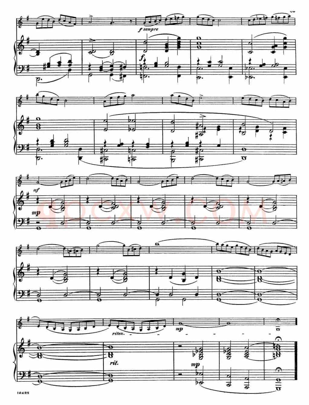 25首小提琴曲合集:Theme with Variations.(GUIDO PAPINI. Op.57)(小提琴+钢琴伴奏)