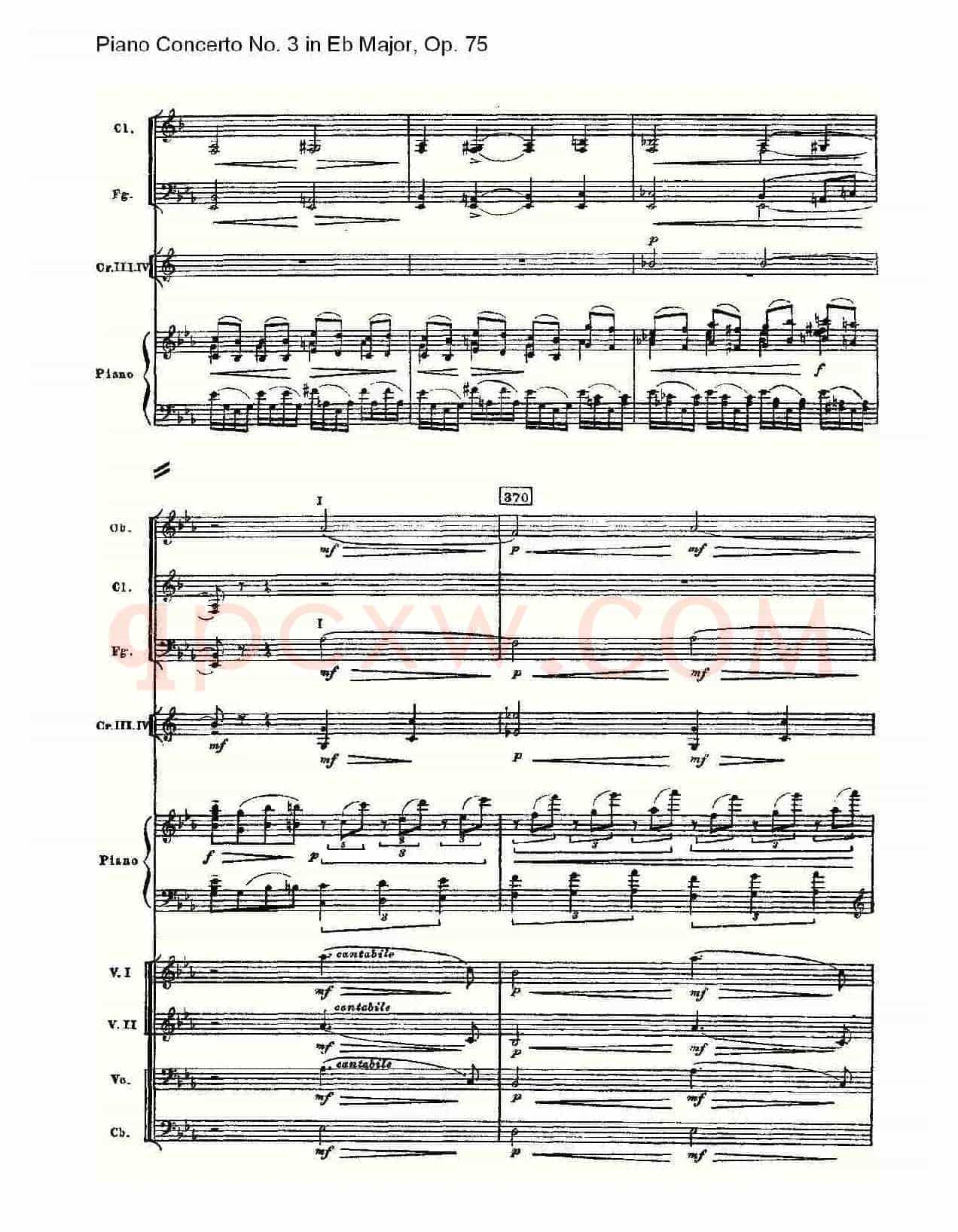 Piano Concerto No.3 in Eb Major, Op.75(Eb大调第三钢琴协奏)