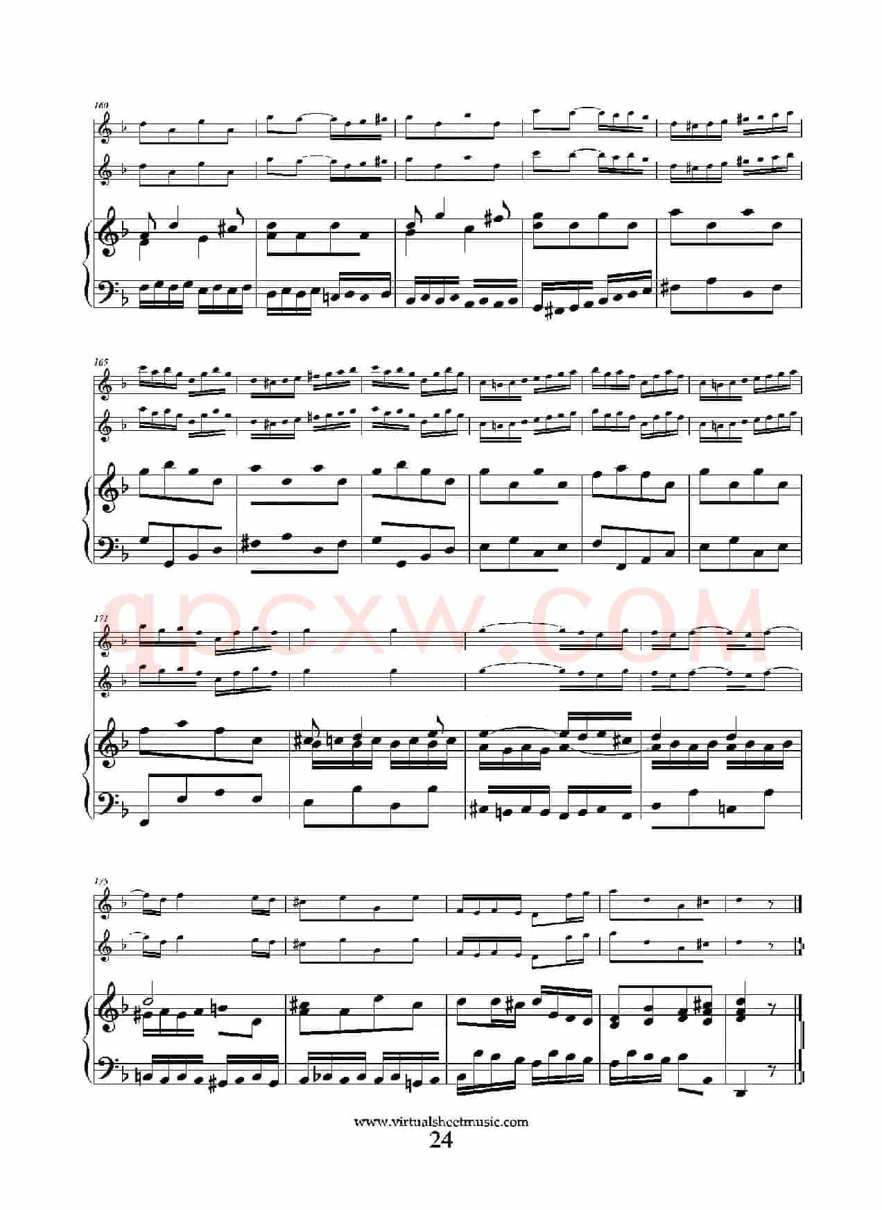Concerto in D minor（双簧管+小提琴+钢琴伴奏）