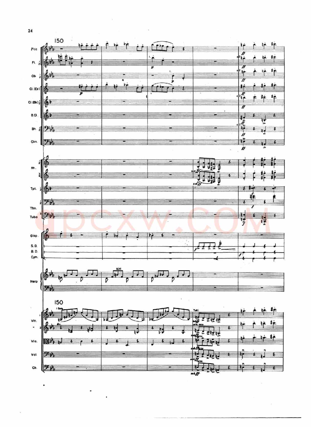 OVERTURE TO CANDIDE(《坎迪德》序曲)(交响乐总谱)