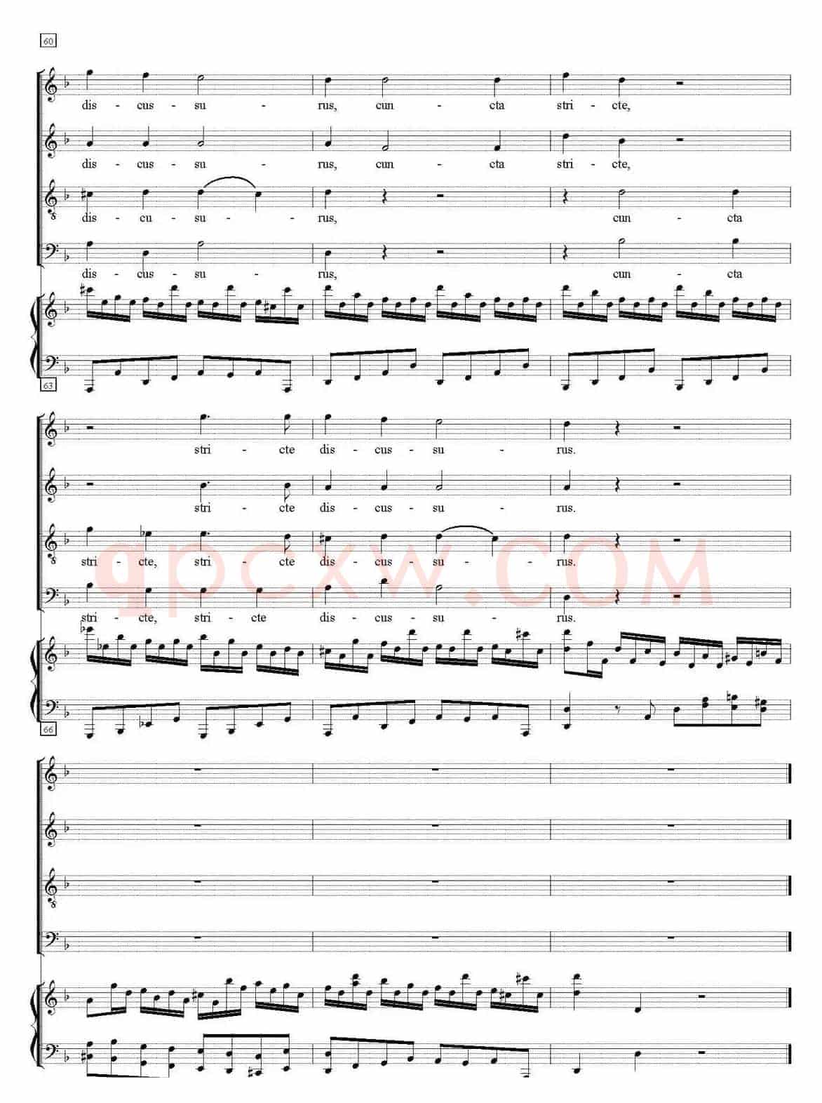 N°2 Dies irae（萨克斯四重奏+钢琴伴奏）