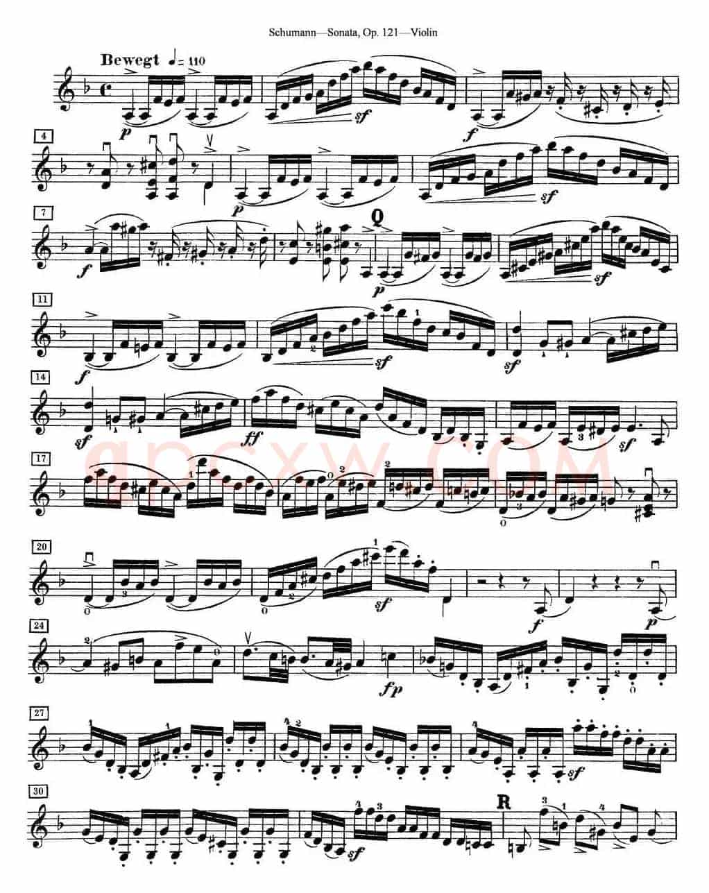 Violin Sonata Op.121