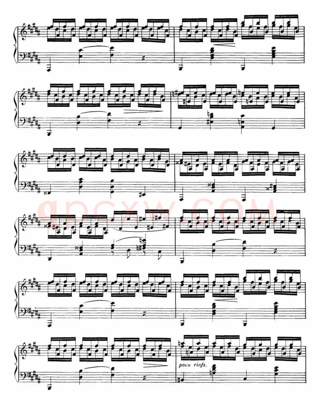 15 Etudes de Virtuosité Op.72 No.15(十五首钢琴练习曲之十五)
