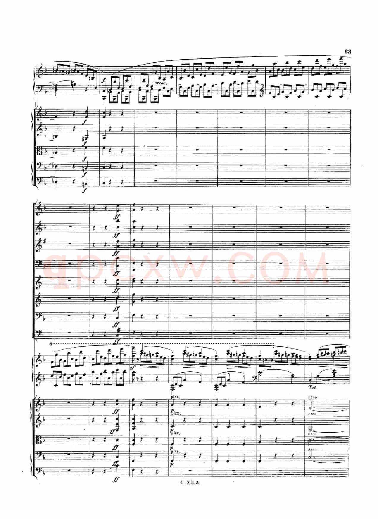 Piano Concerto No.2 in f Minor Op.21(f小调第二钢琴协奏曲·总谱)