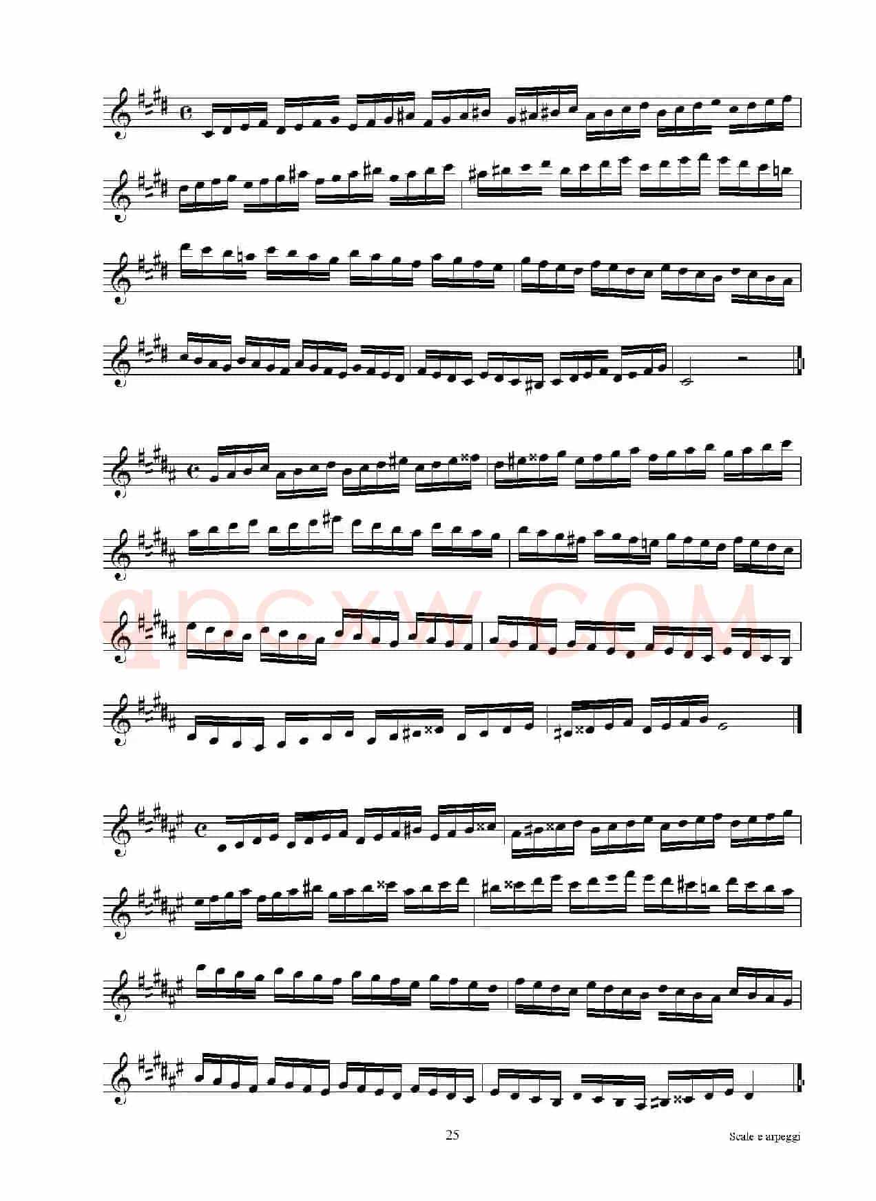 实用的萨克斯音阶练习曲集（P16——30）
