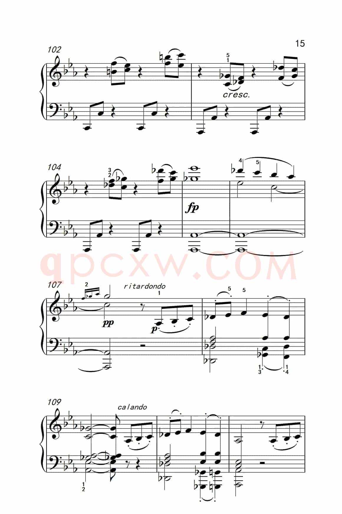 奏鸣曲 Opus 10 Nr.1 第三乐章（贝多芬奏鸣曲集 2）