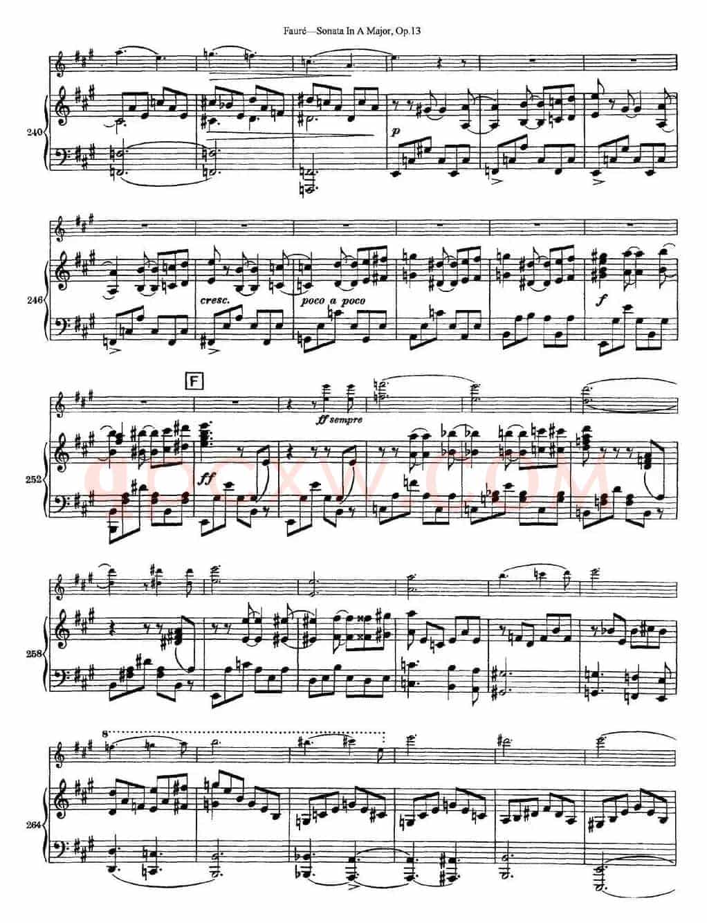 Violin Sonata No.1 Op.13（小提琴+钢琴伴奏）