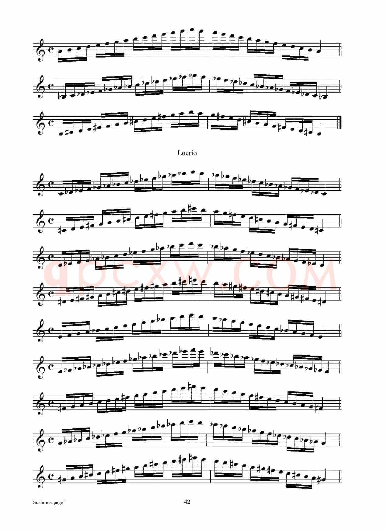 实用的萨克斯音阶练习曲集（P31——46）