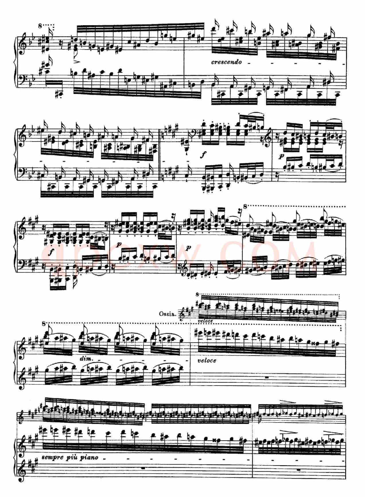12 Etudes d'execution Transcendante S.139(12首超技练习曲·5)