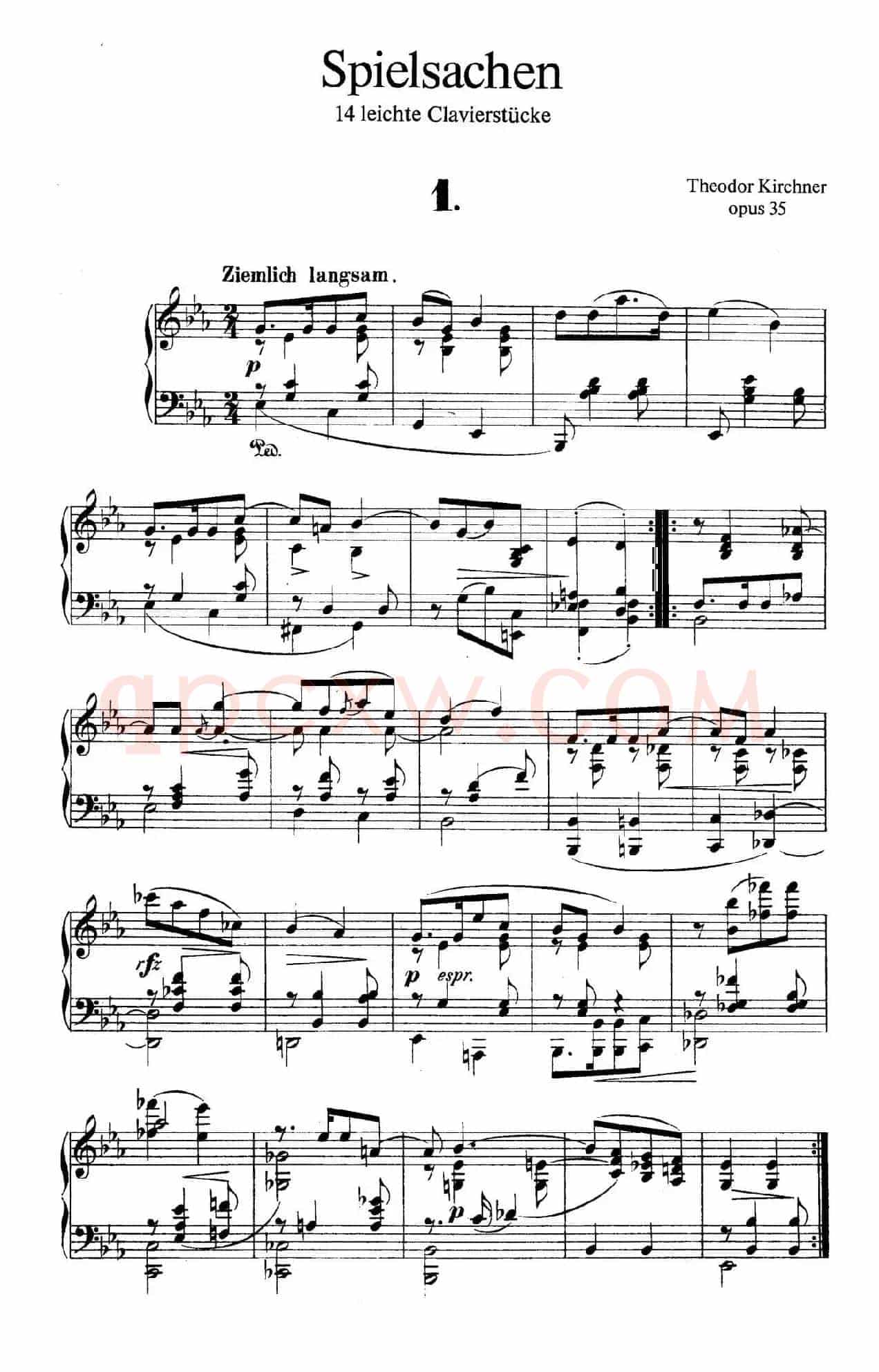 Spielsachen Op.35（玩具·1）