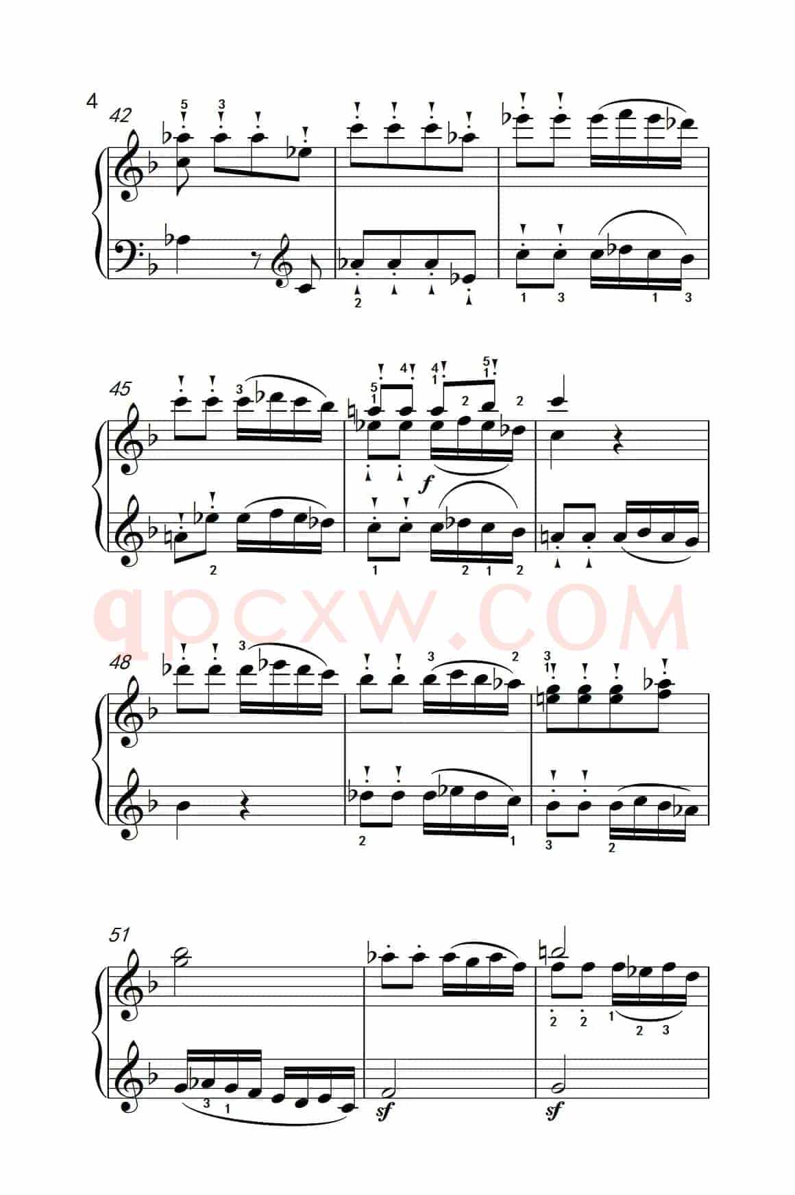 奏鸣曲 Opus 10 Nr.2 第三乐章（贝多芬奏鸣曲集 2）