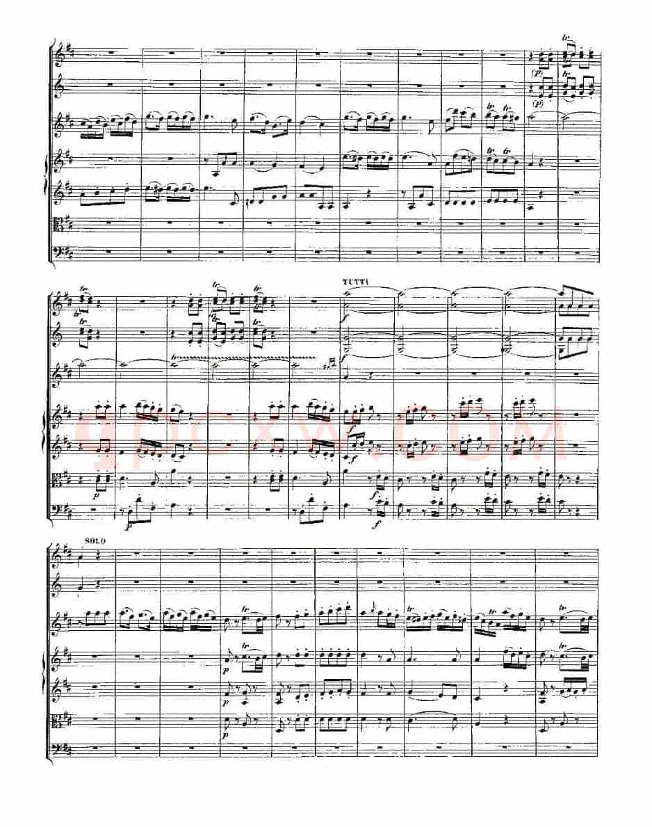 Concerto in D for Flute, K.314(D大调长笛协奏曲)