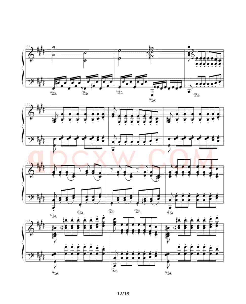 月光奏鸣曲（贝多芬《月光》第三乐章）