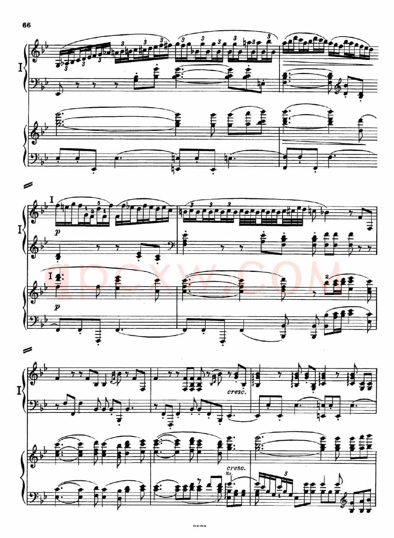 d小调第九交响曲 Op.125(双钢琴P63——72)