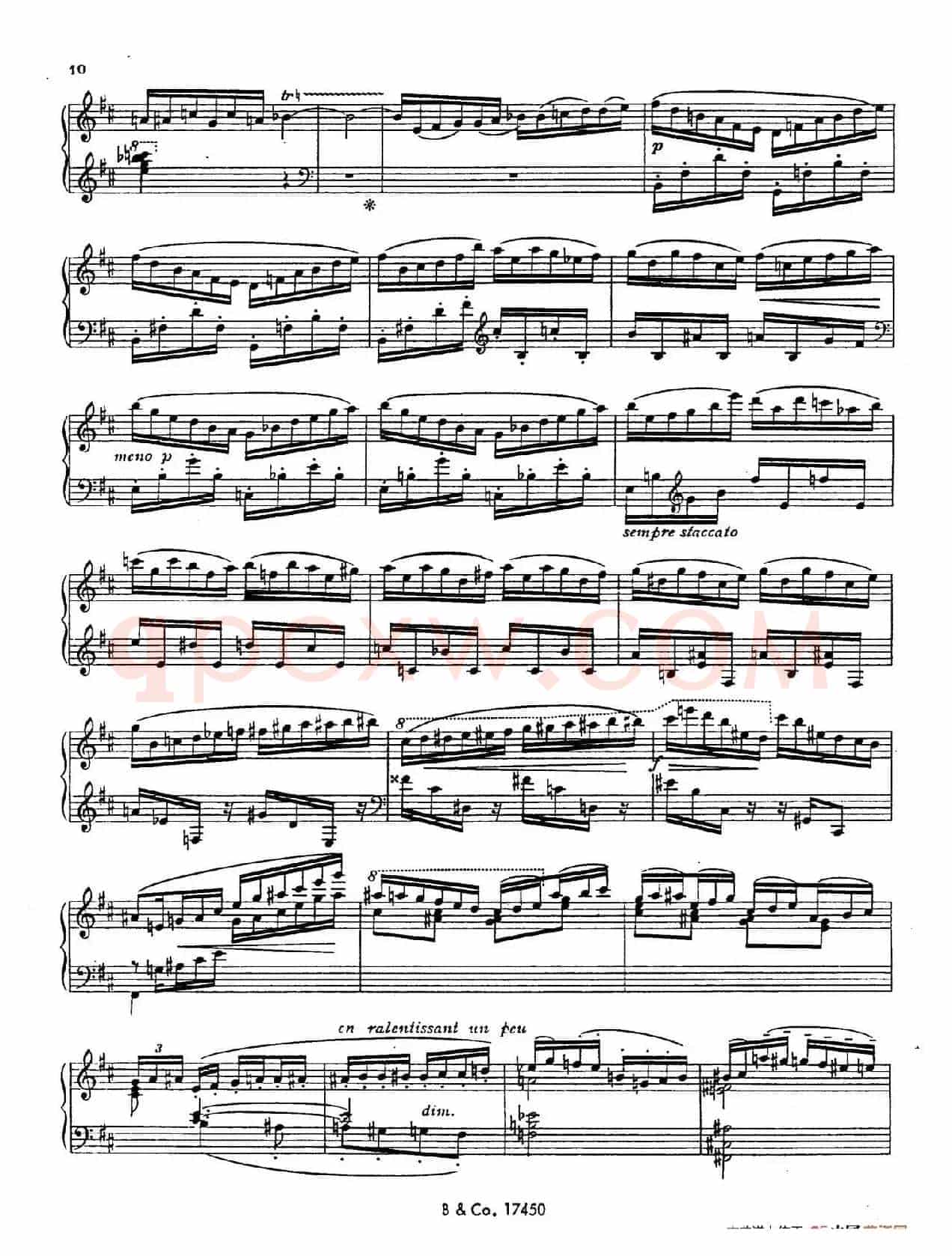 Premiere Etude de Concert Op.65（第一号音乐会练习曲）