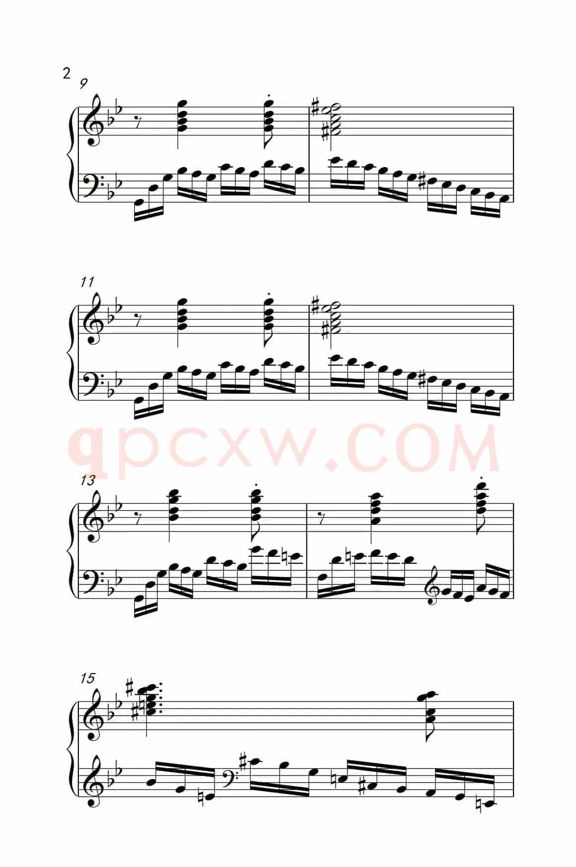 第九级3.练习曲 No.2（中央音乐学院 钢琴（业余）考级教程 7-9级）