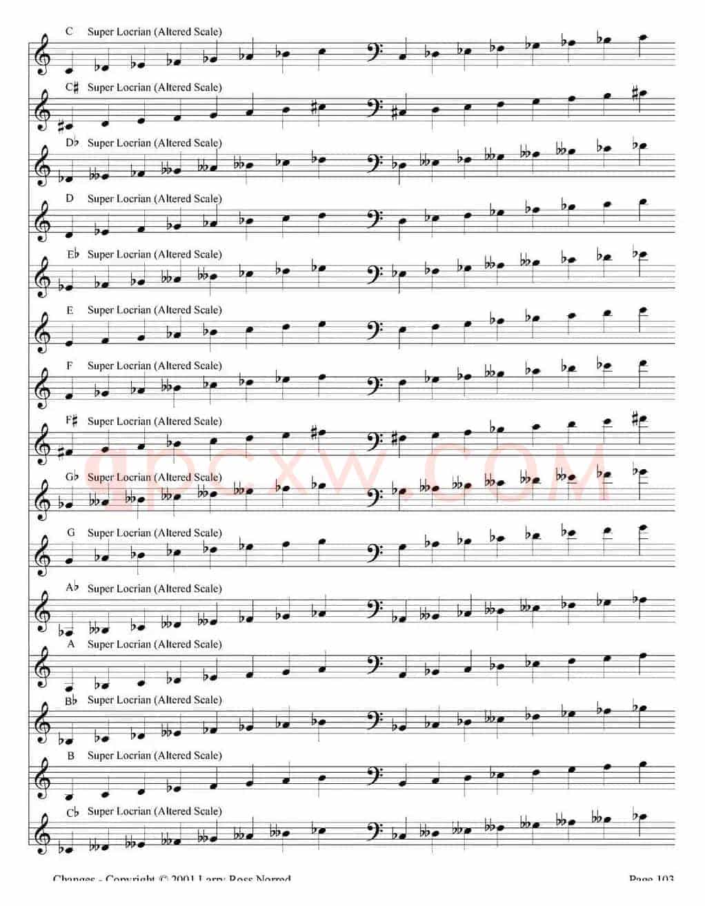 Changes（爵士乐和弦教材）（P101-125）