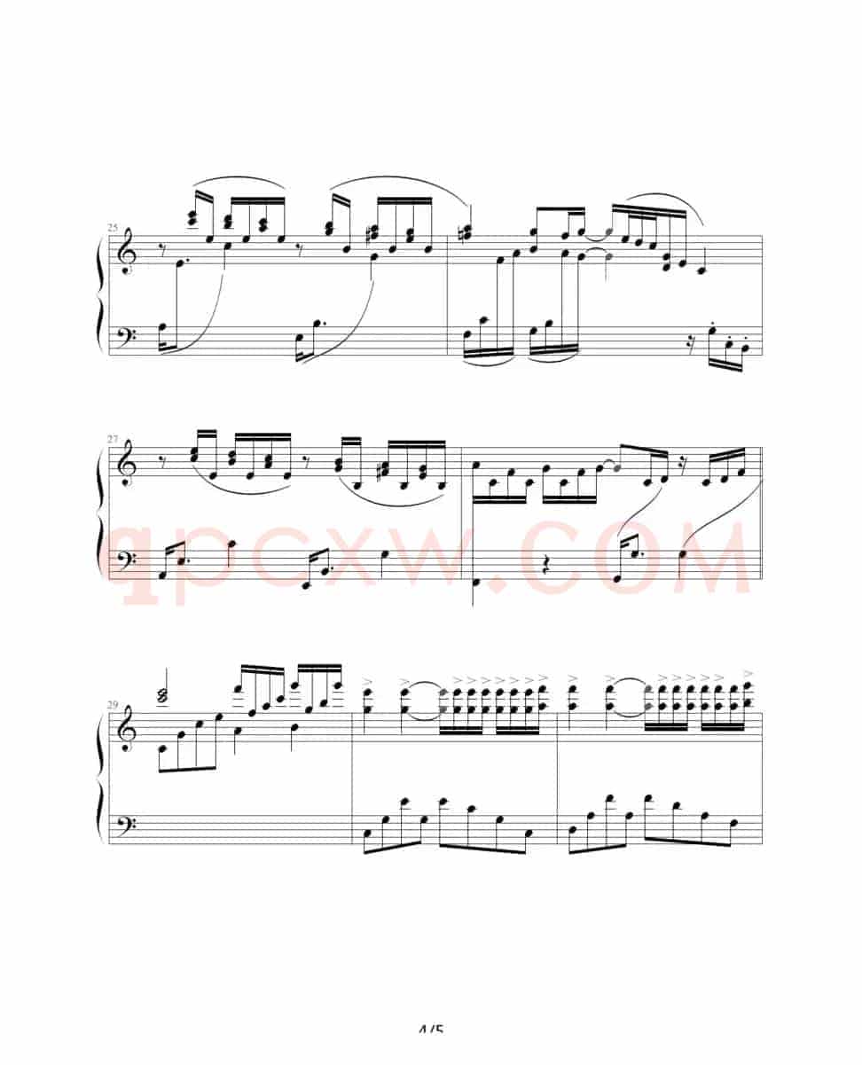 阿蒂丽娜叙事曲（李拓制谱版）