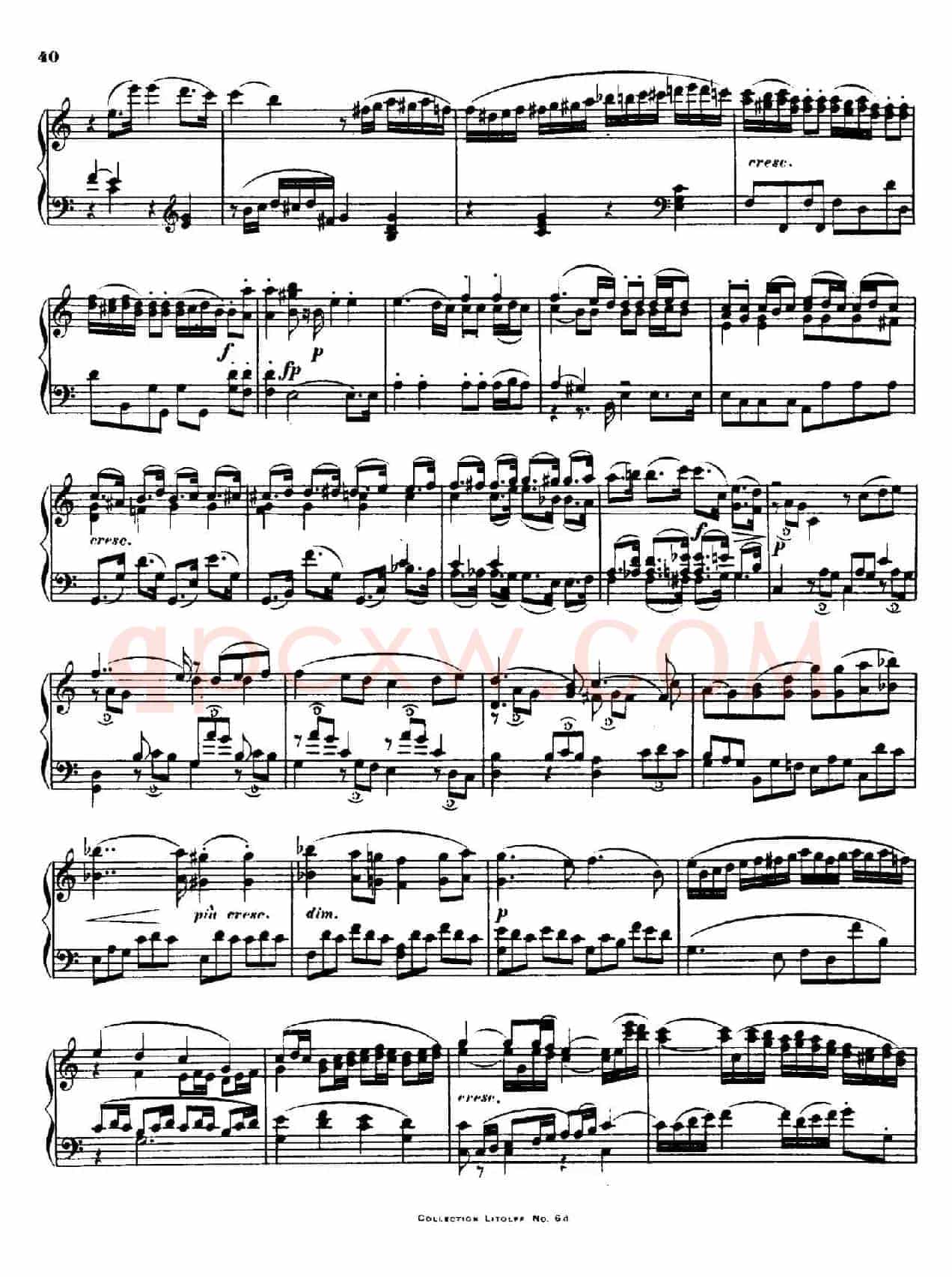 String Quartet No.15 in a Minor Op.132(a小调第十五弦乐四重奏·钢琴独奏版)