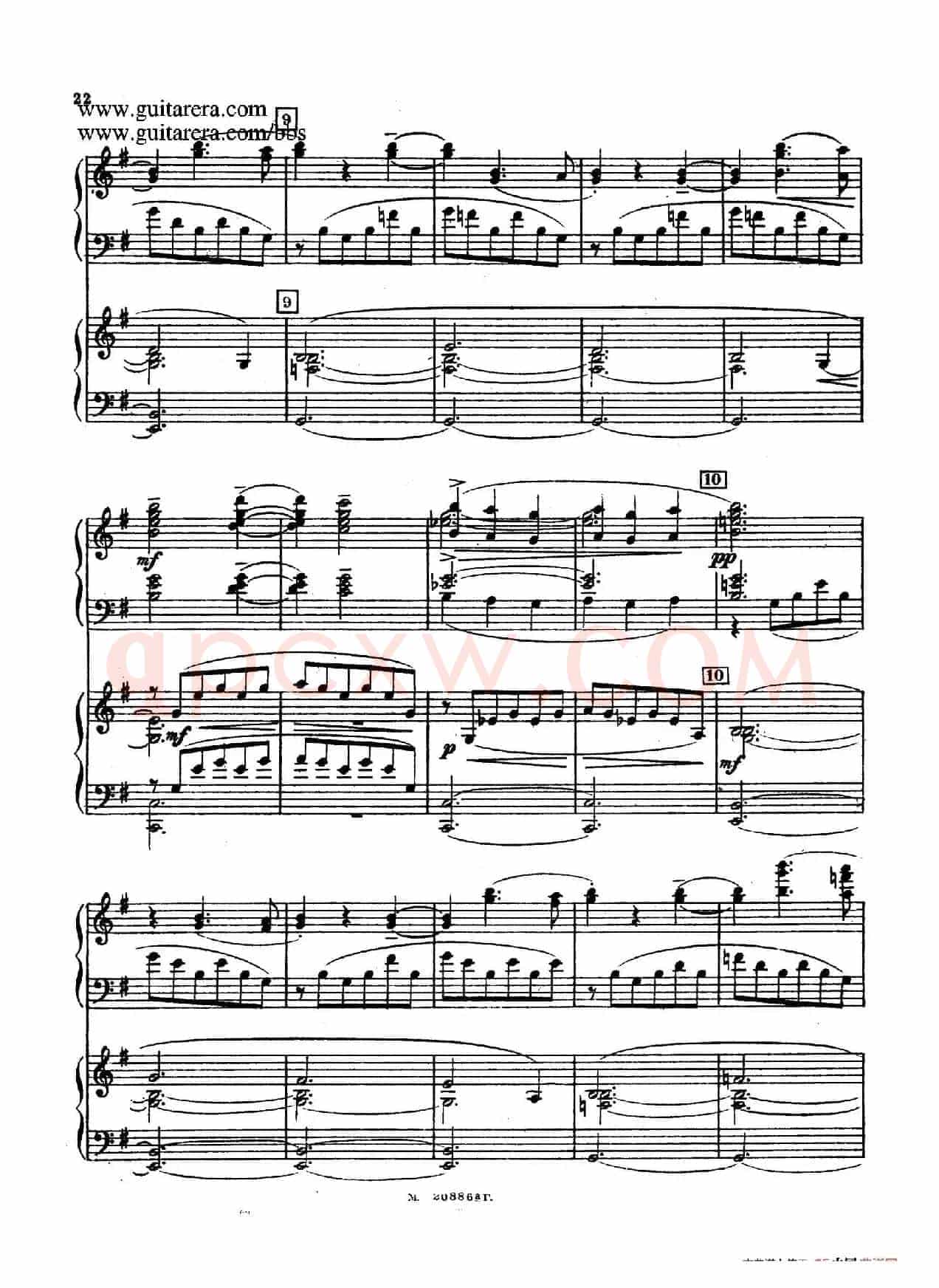 第二双钢琴组曲 Suite for Two Pianos No.2 Op.17(2. 圆舞曲 Valse)