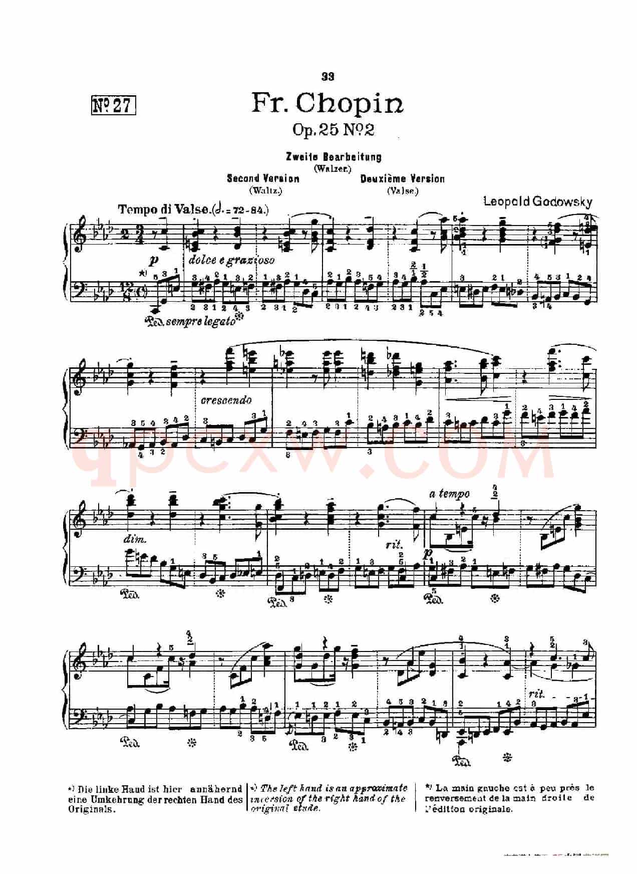 53首以肖邦练习曲为素材而作的练习曲（No.27）