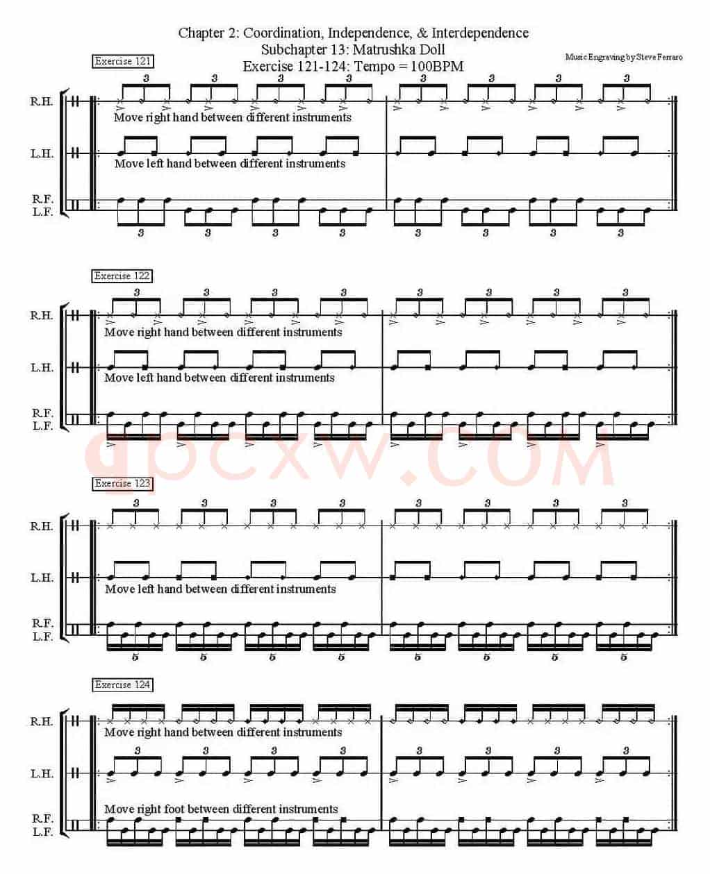 Thomas Lang - Creative Coordination（架子鼓双踩教程P51-75）