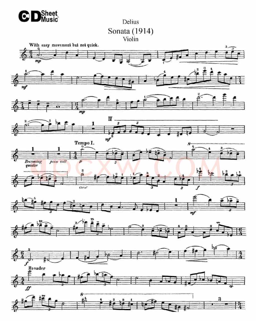 Delius Sonata