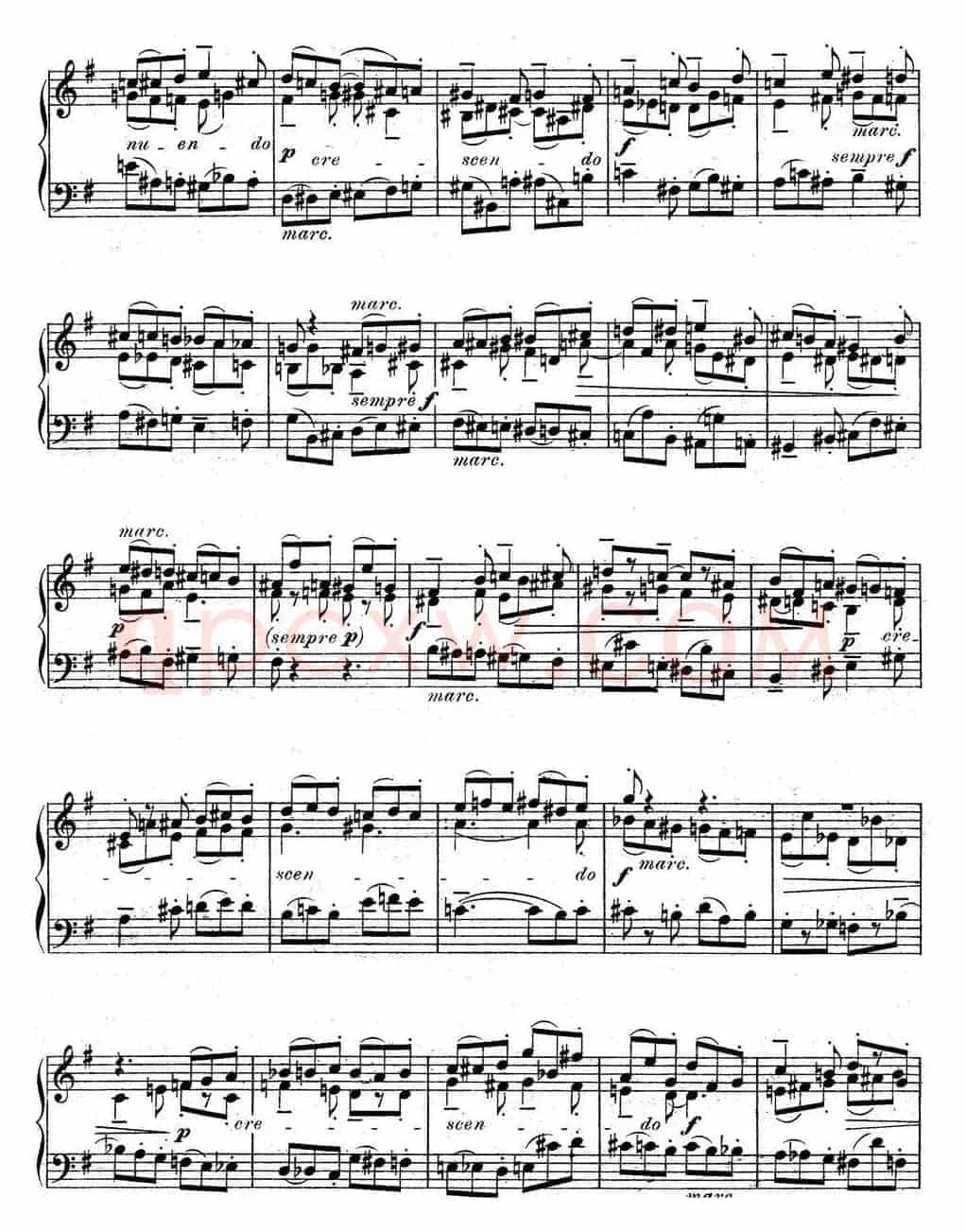 6 Preludes and Fugues Op.99(6首前奏曲与赋格·5)