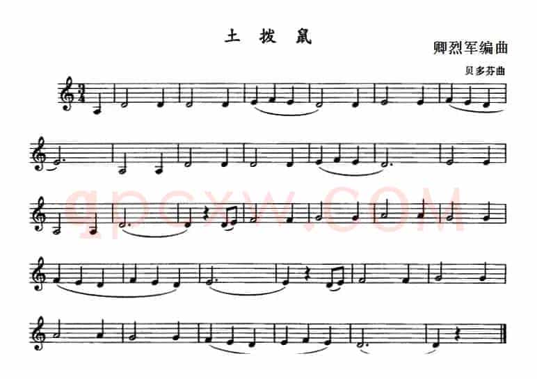 土拨鼠（单簧管）