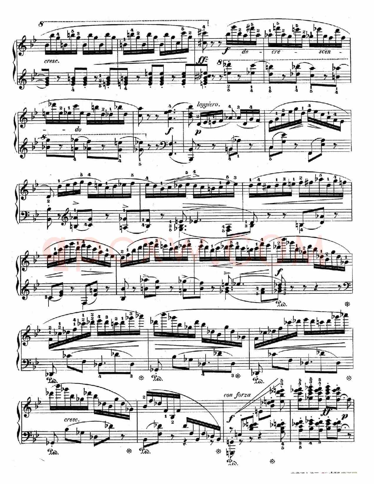 Variations on Je Vends Des Scapulaires Op.12(降B大调华丽变奏曲)