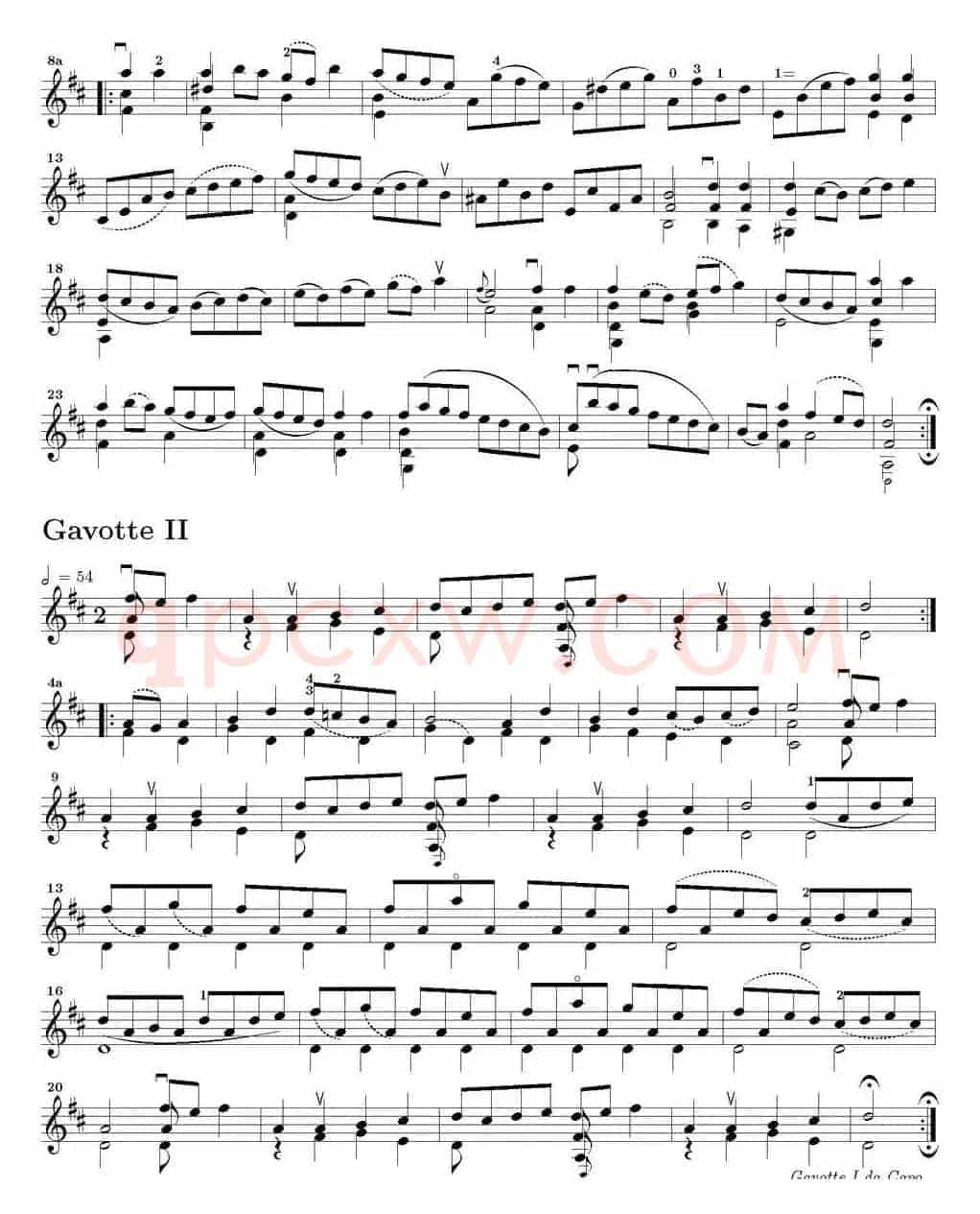 Six Suite Violincello Solo senza Basso(Suite VI)(6首无伴奏大提琴组曲·Ⅵ)