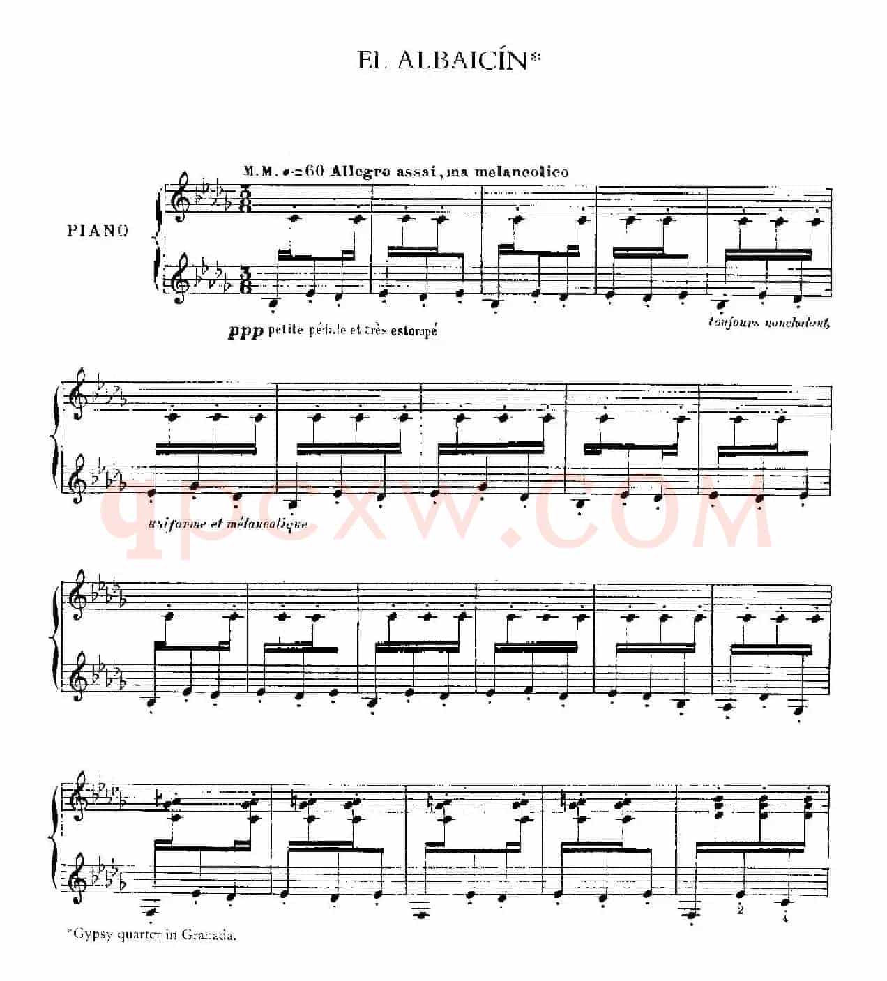 伊贝利亚组曲：EL ALBAICIN