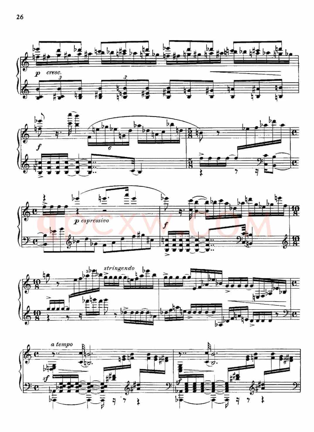 降e小调钢琴奏鸣曲 Op.26 v.1
