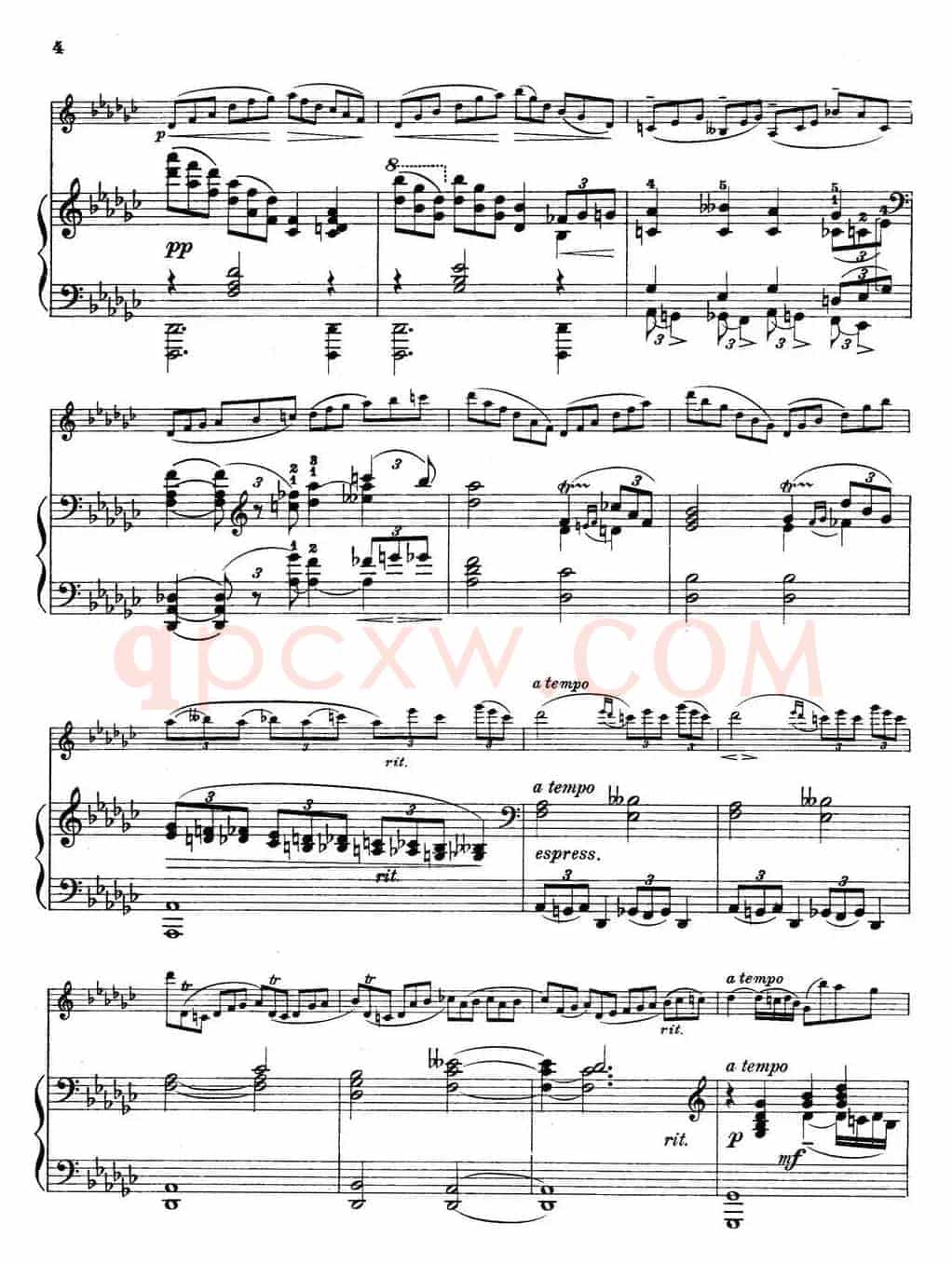Etude melodique（小提琴+钢琴伴奏）