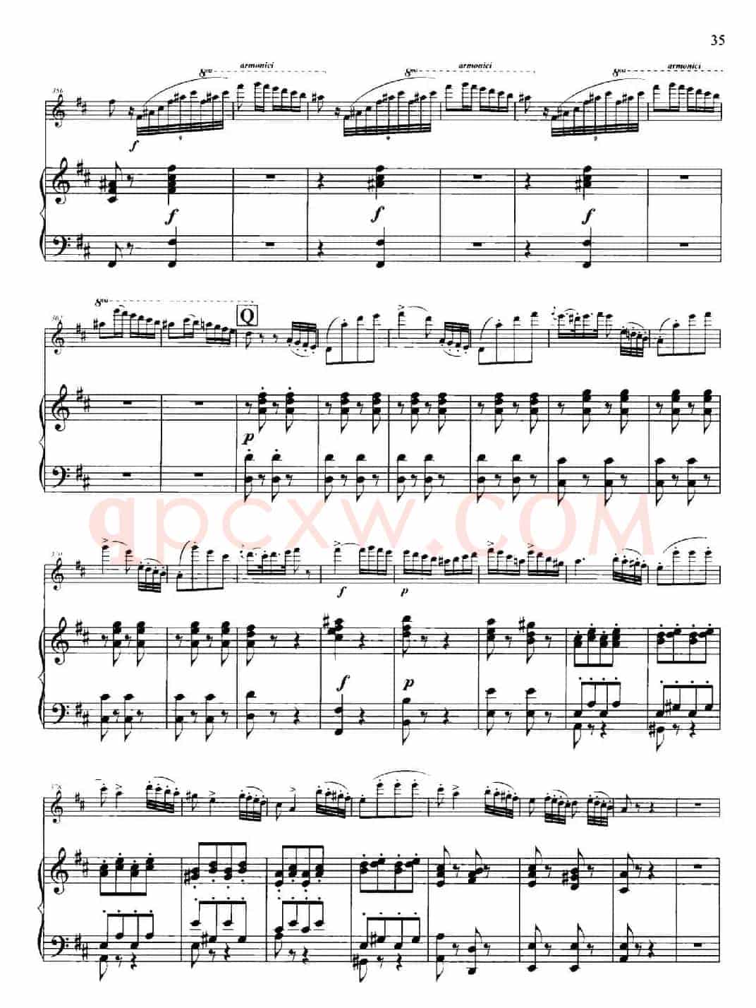 D大调第一小提琴协奏曲Op.6（小提琴+钢琴伴奏）