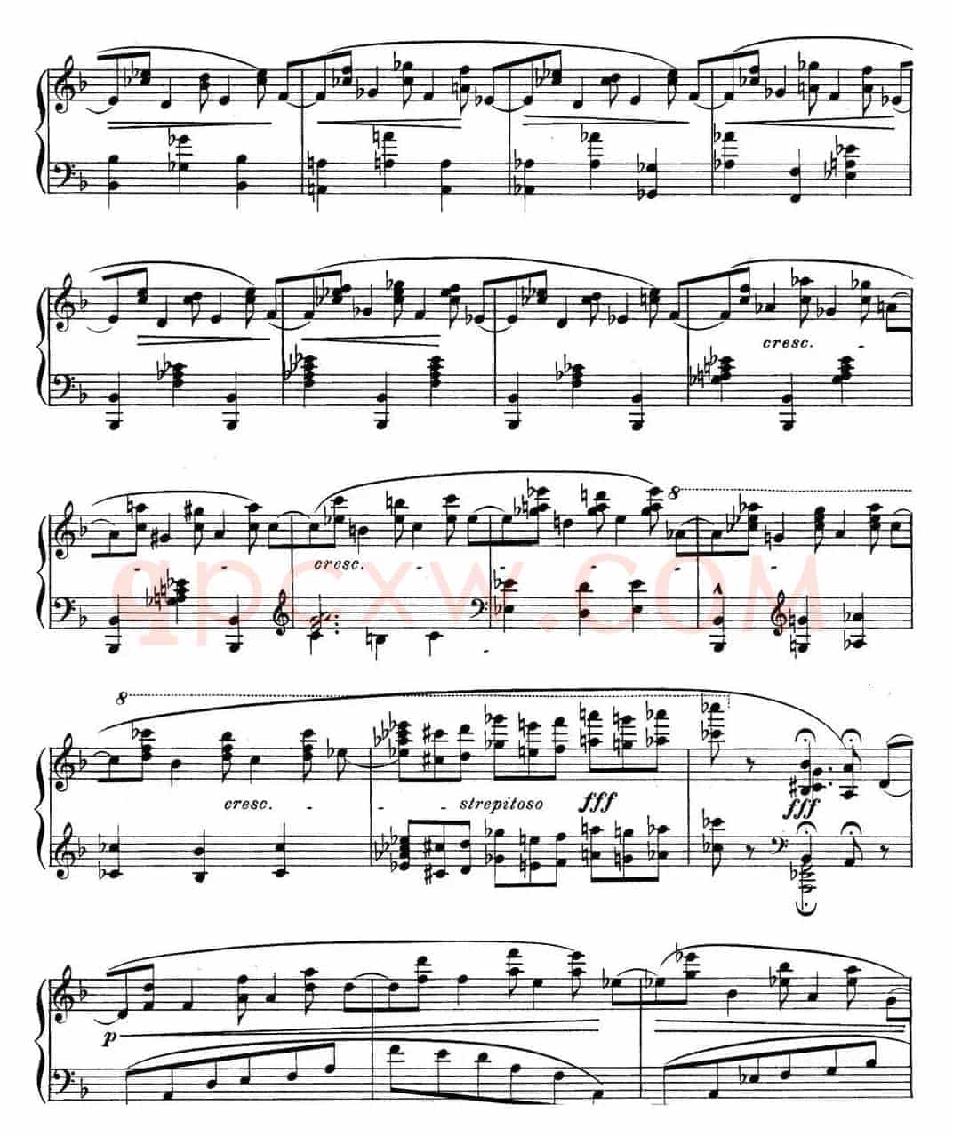 希曼诺夫斯基 9首钢琴前奏曲 Op.1 No.5