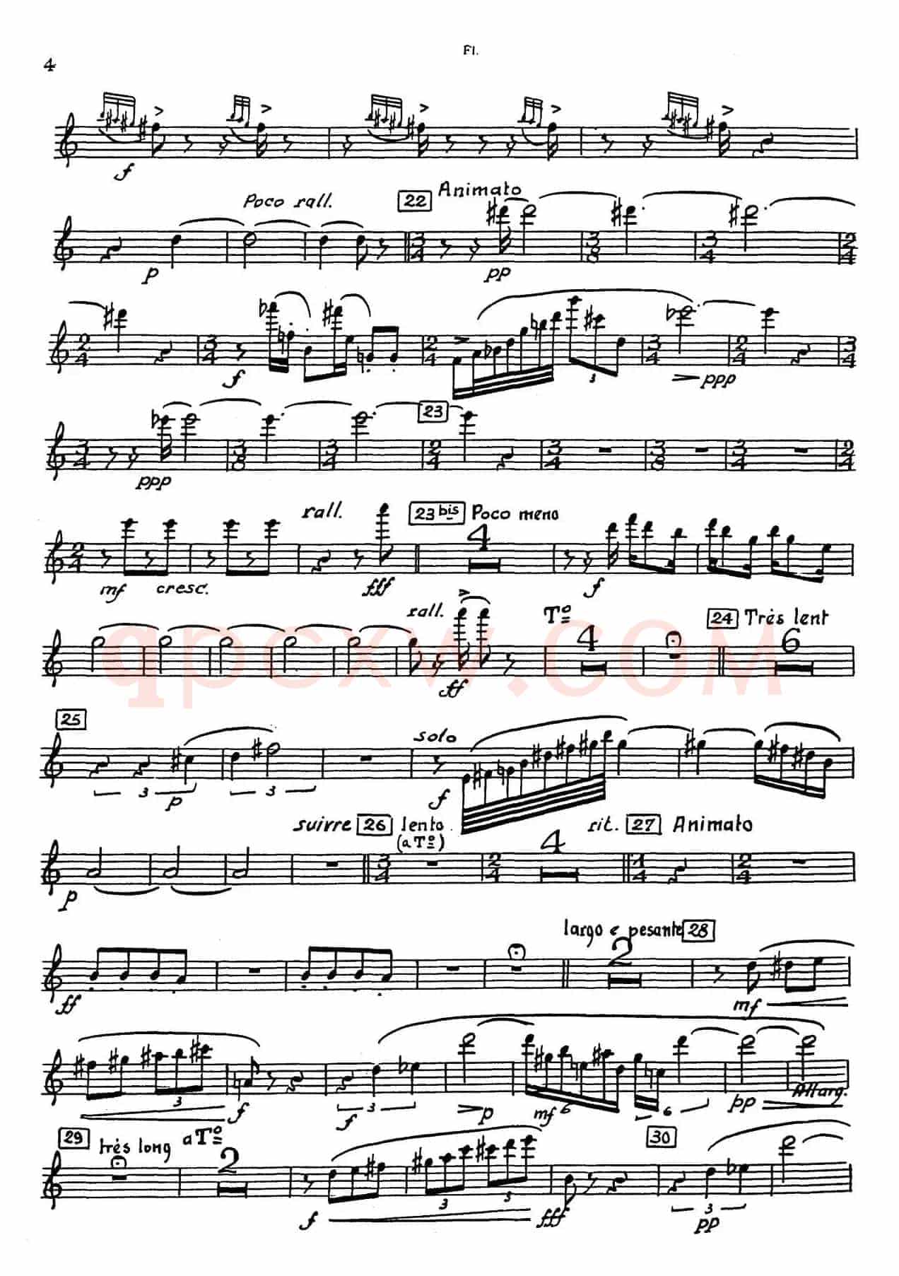 Nonetto（长笛分谱）