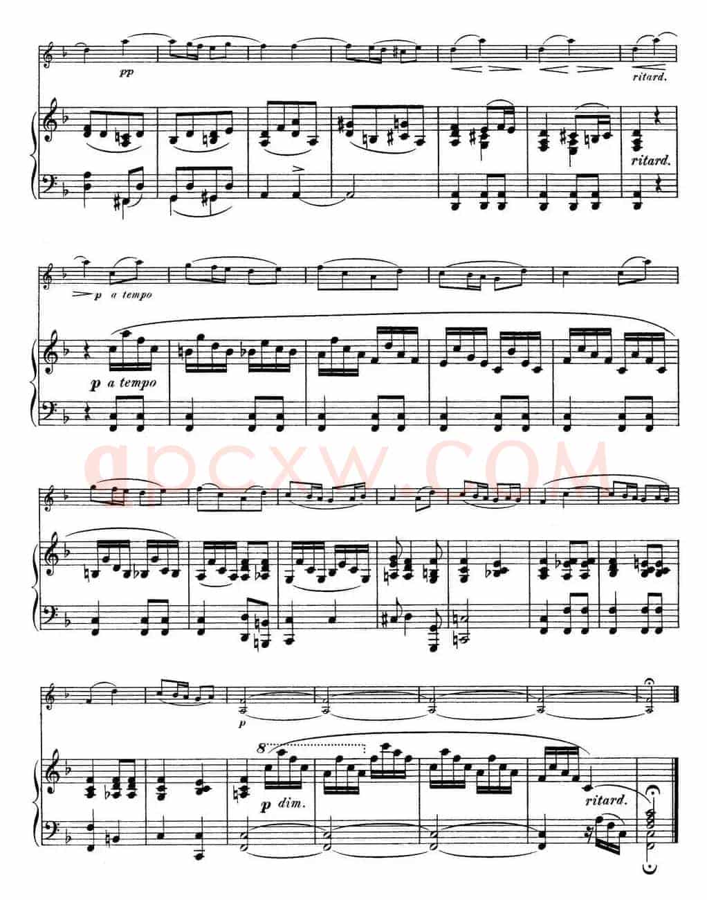 25首小提琴曲合集：Dorflied.（Village Song.）（M. HAUSER. Op.29，No.5）（小提琴+钢琴伴奏）