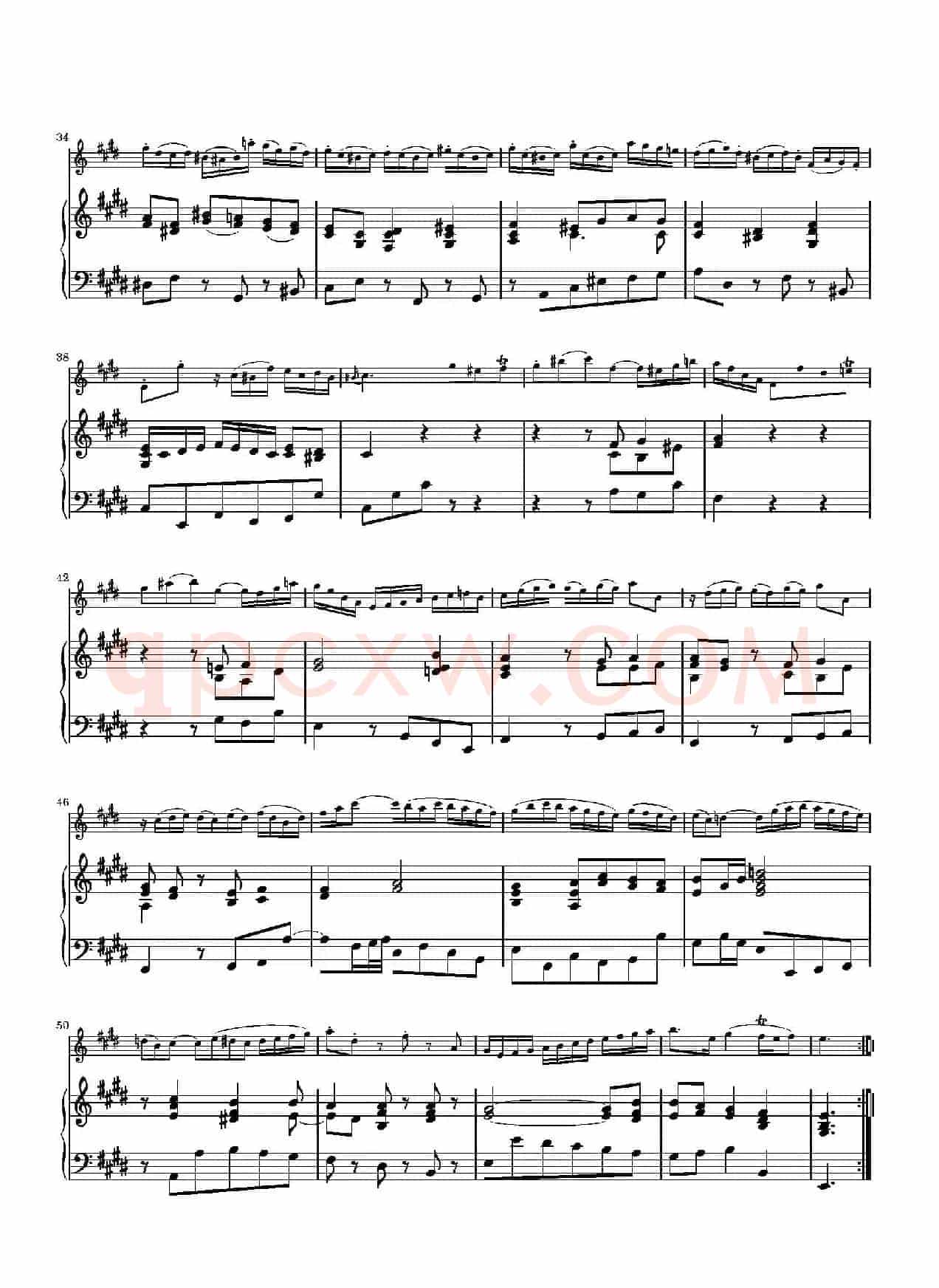 Allegro Assai（BWV1035 ）