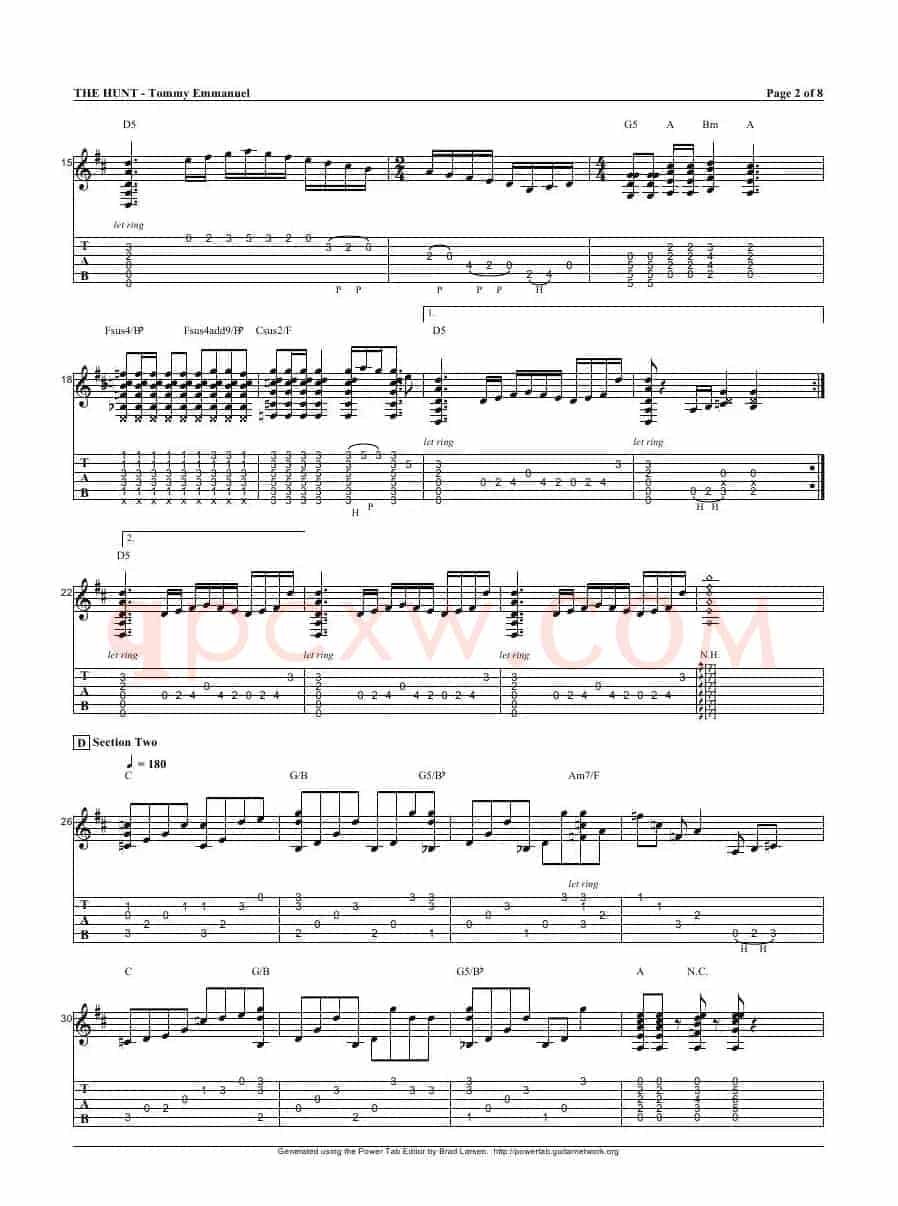 tommy emmanuel：the hunt（指弹吉它）