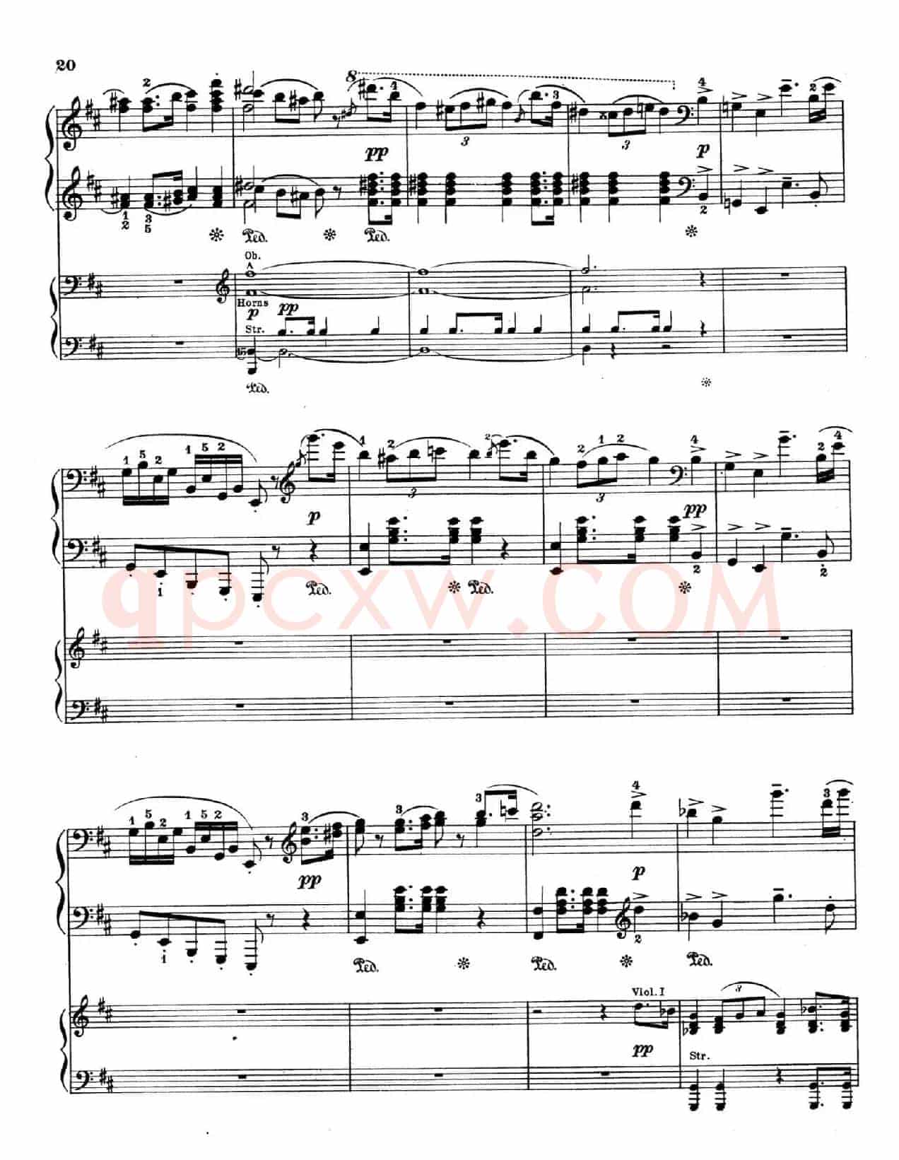 Capriccio Brillante in B Major Op.22(B大调华丽随想曲·双钢琴)