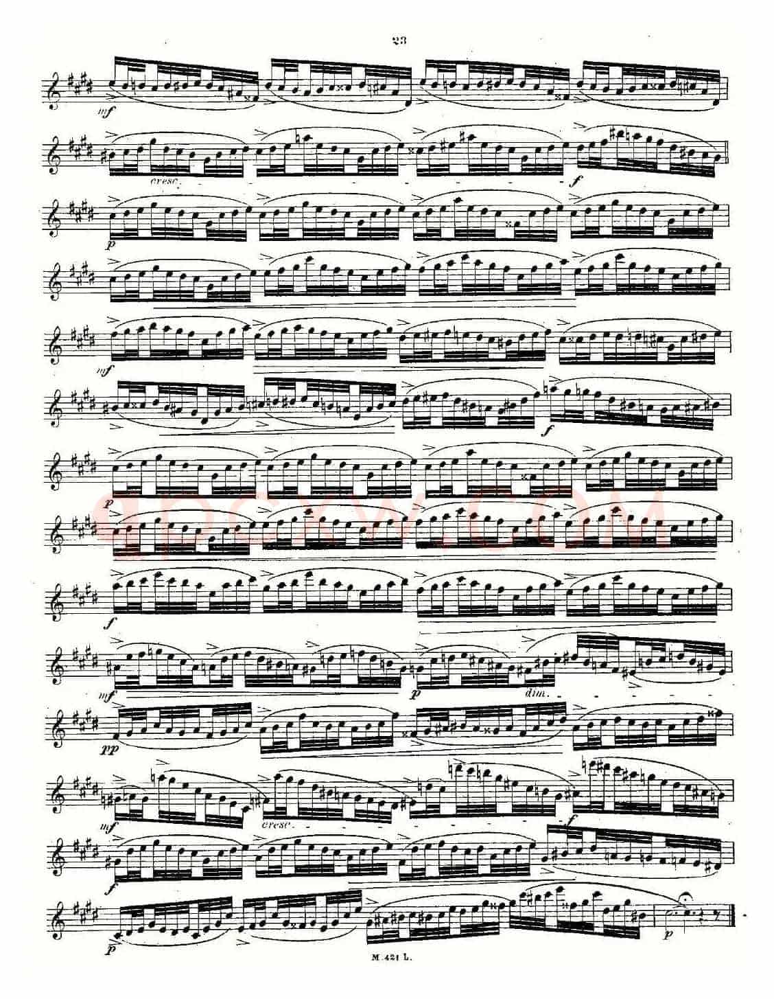 24首长笛练习曲 Op.15 之6—10