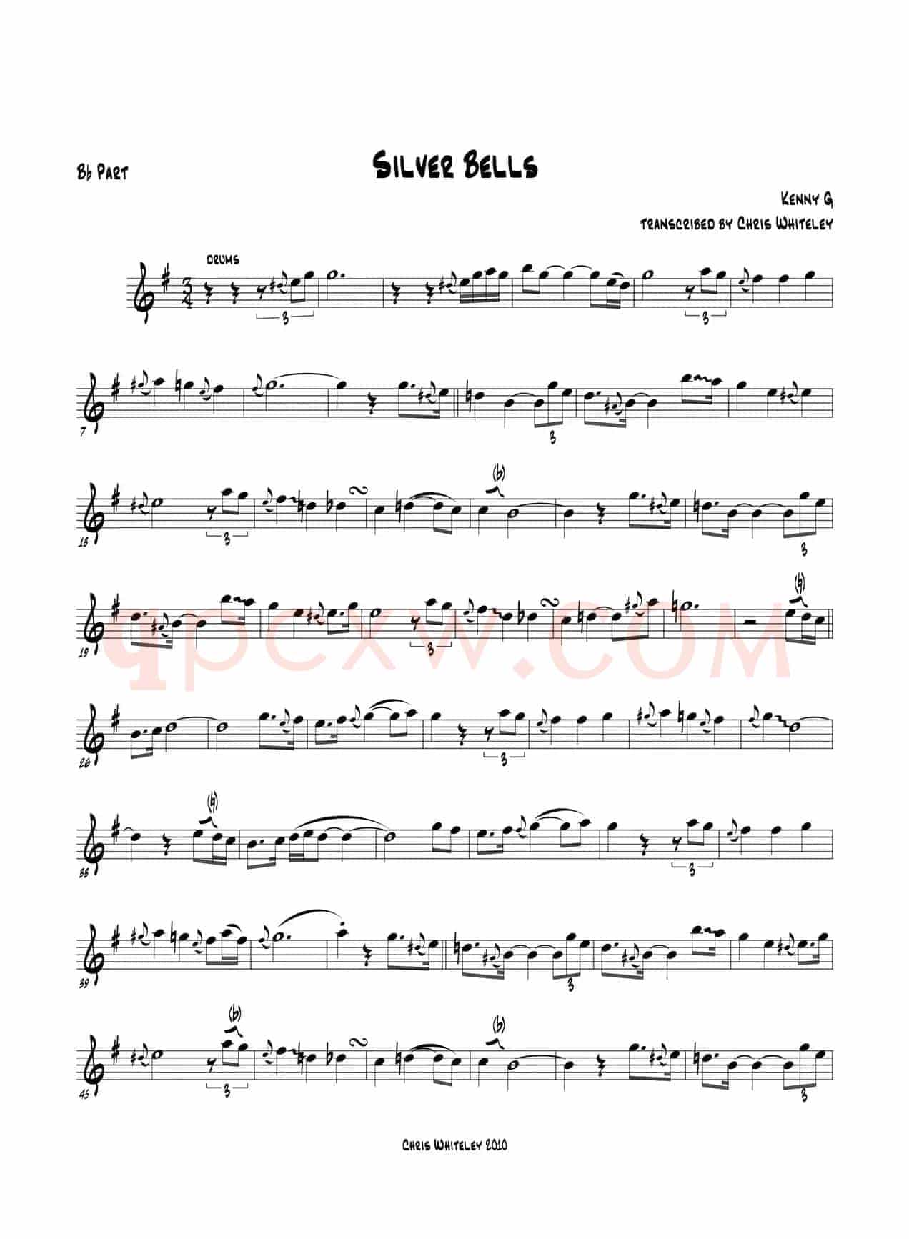 Silver Bells（Bb Part）