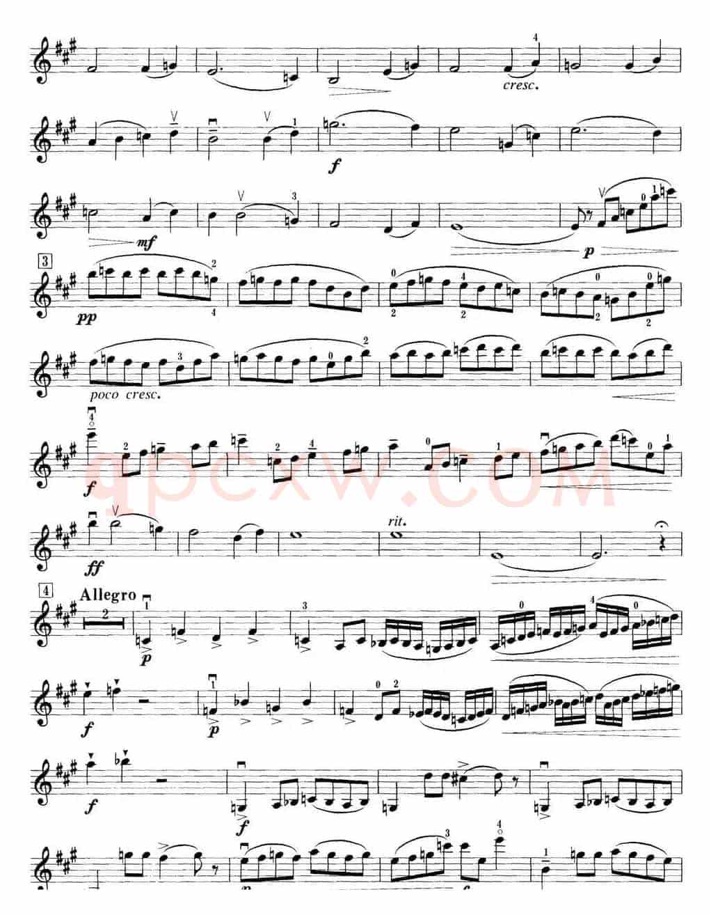 小提琴考级第五级：外国乐曲（6首）