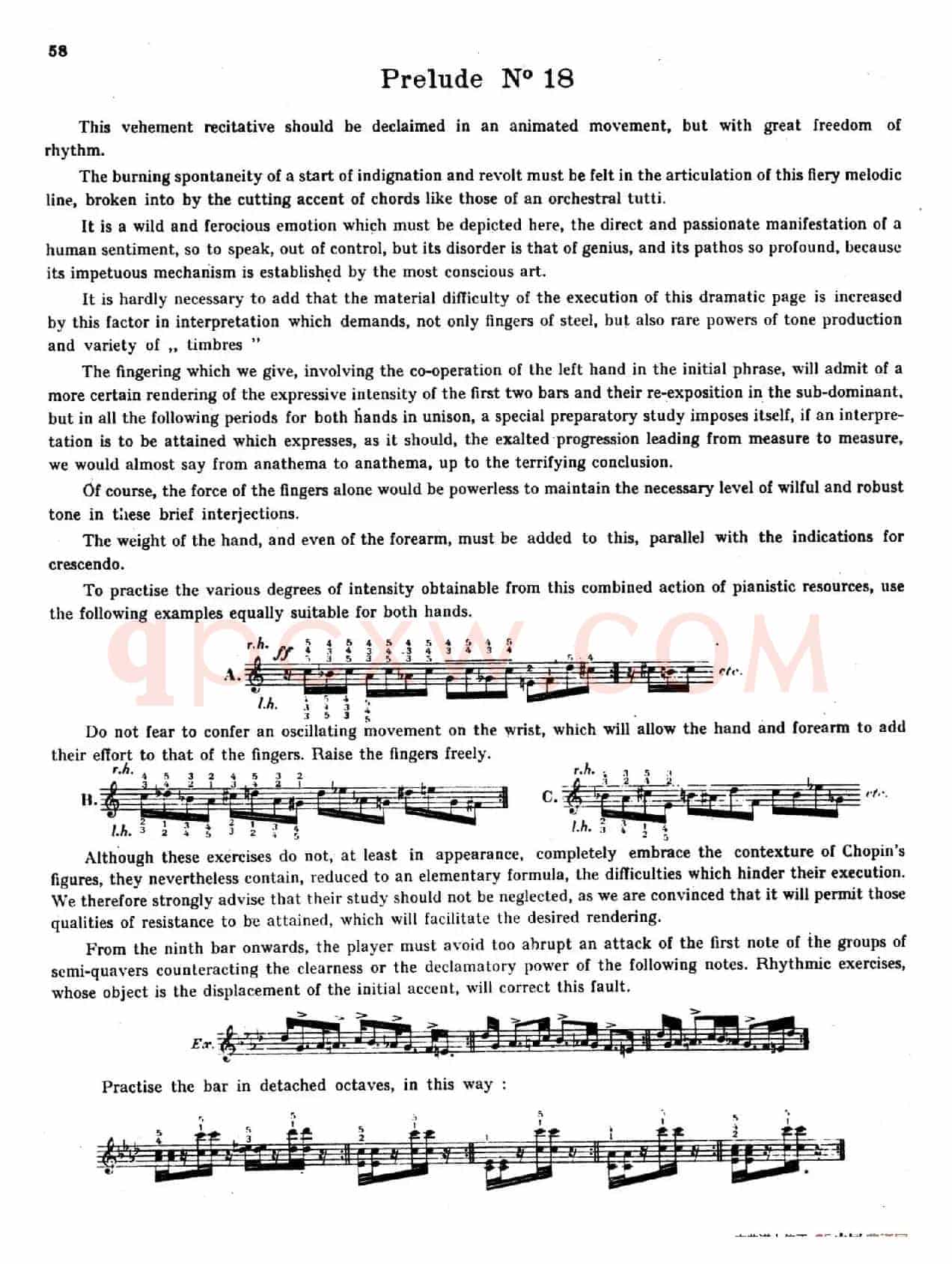 Preludes Op.28(24首前奏曲·18)