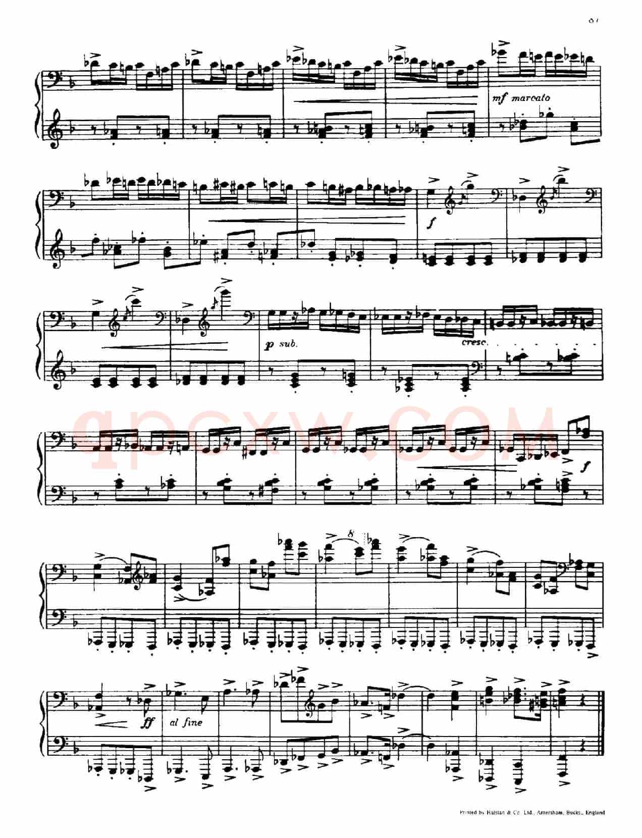 Piano Sonata No.3 in F Major Op.46(F大调第三钢琴奏鸣曲·Ⅲ)