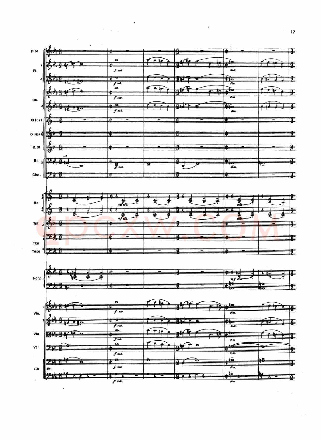 OVERTURE TO CANDIDE(《坎迪德》序曲)(交响乐总谱)