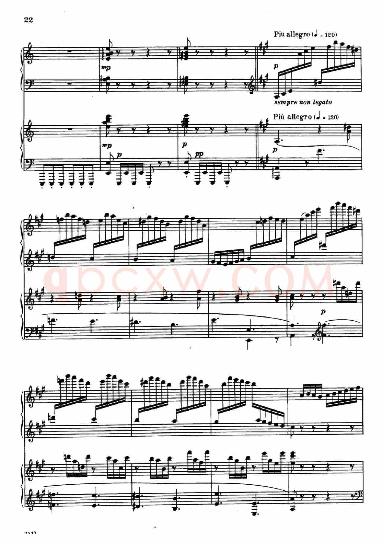 Introduction et Rondo Capriccioso Op.28(引子与随想回旋曲·双钢琴)