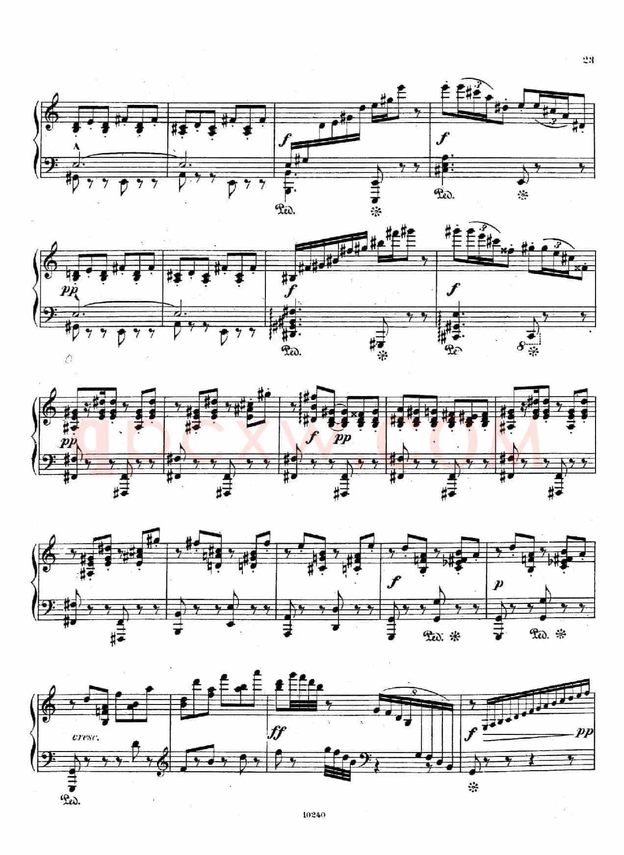 Etudes Rythmiques Op.149(节奏练习曲集)(6)